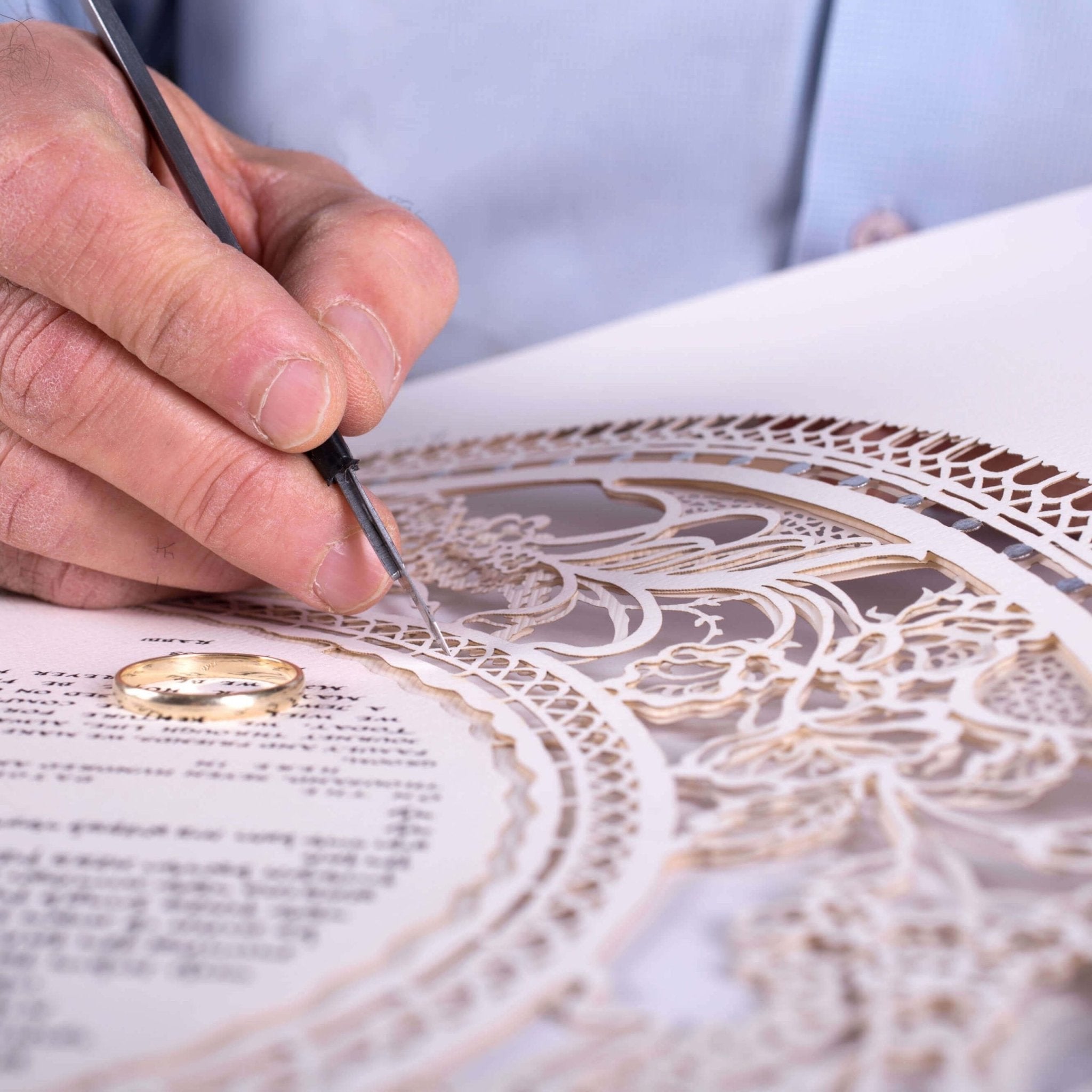  Venetian Lace Ketubah by Daniel Azoulay、mySite、elrpsem3k