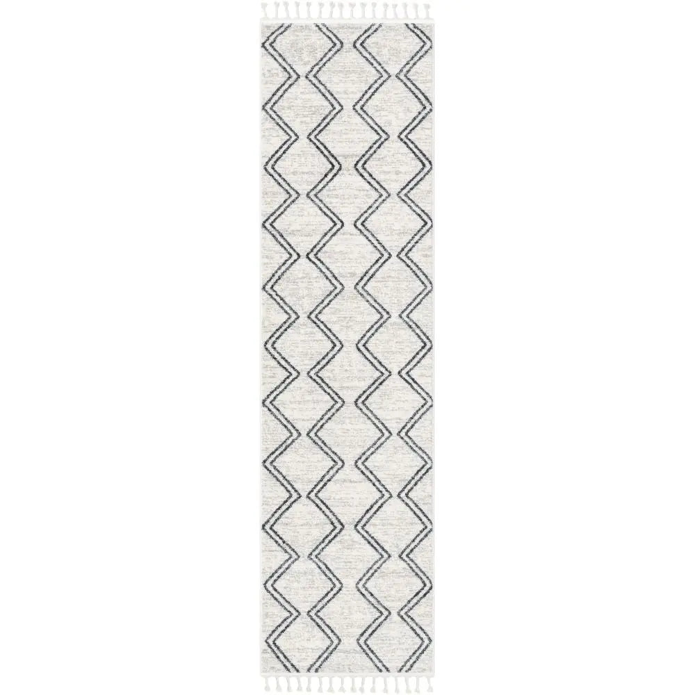 Reeve Modern Chevron Zig-Zag Grey Ivory Kids Rug、mySite、gigharbornorthrealestate