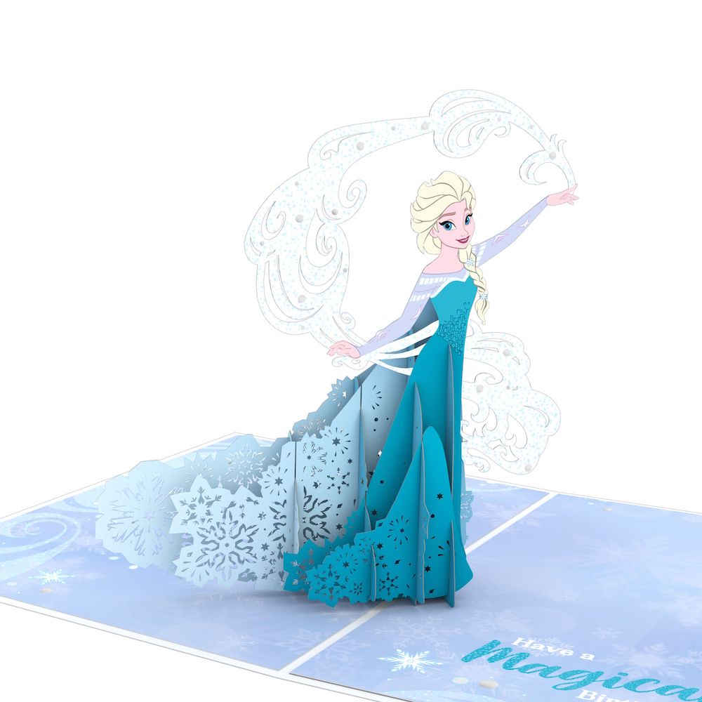 Disney Frozen Elsa Birthday Pop-Up Card、mySite、solidvoid