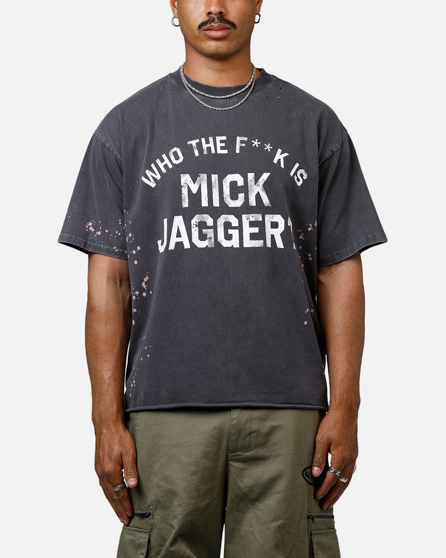 Bravado The Rolling Stones Mick T-Shirt Washed Black、mySite、zt4zffjzw