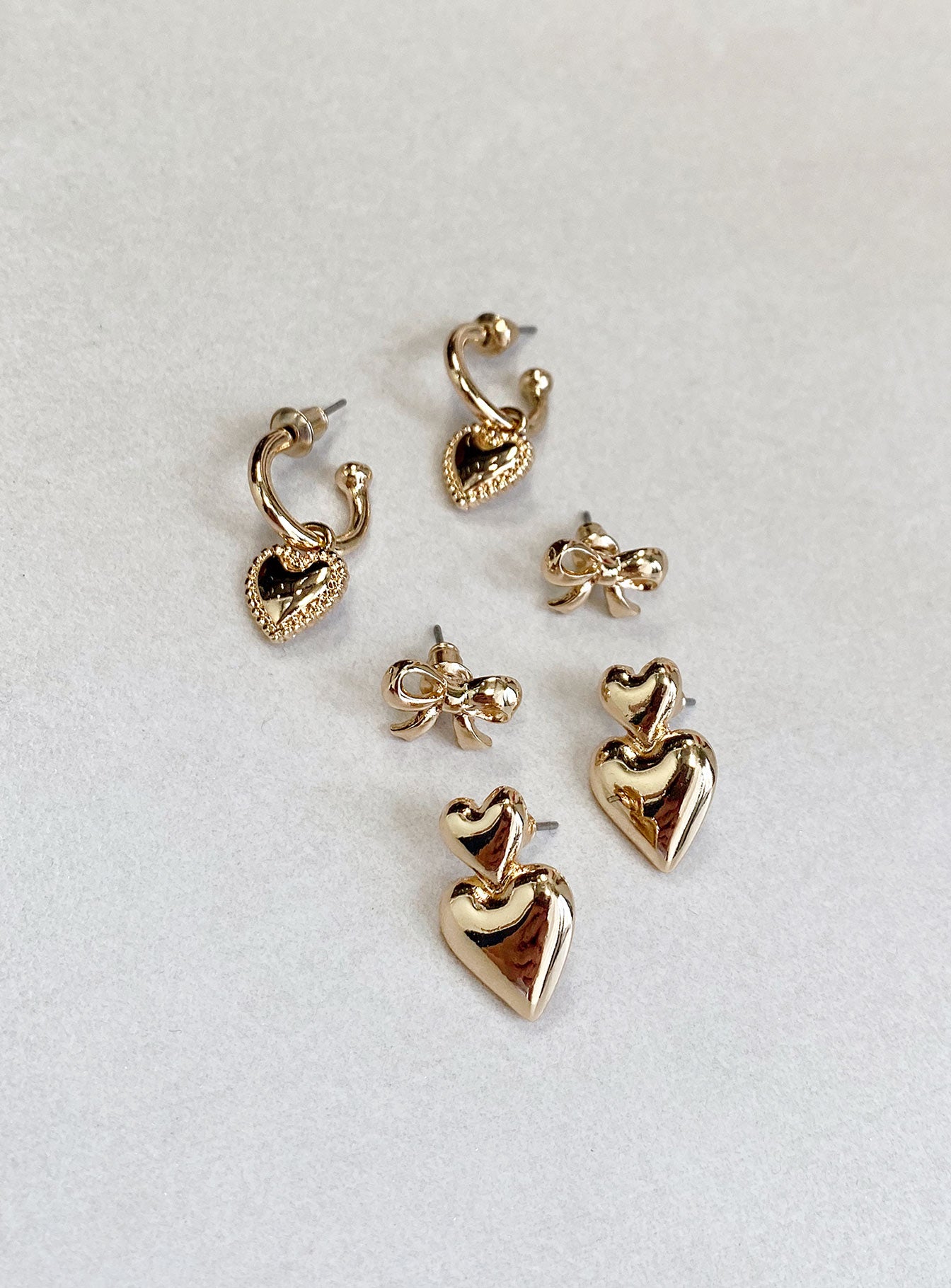 Stick With Me Earring Pack Gold、mySite、solidvoid