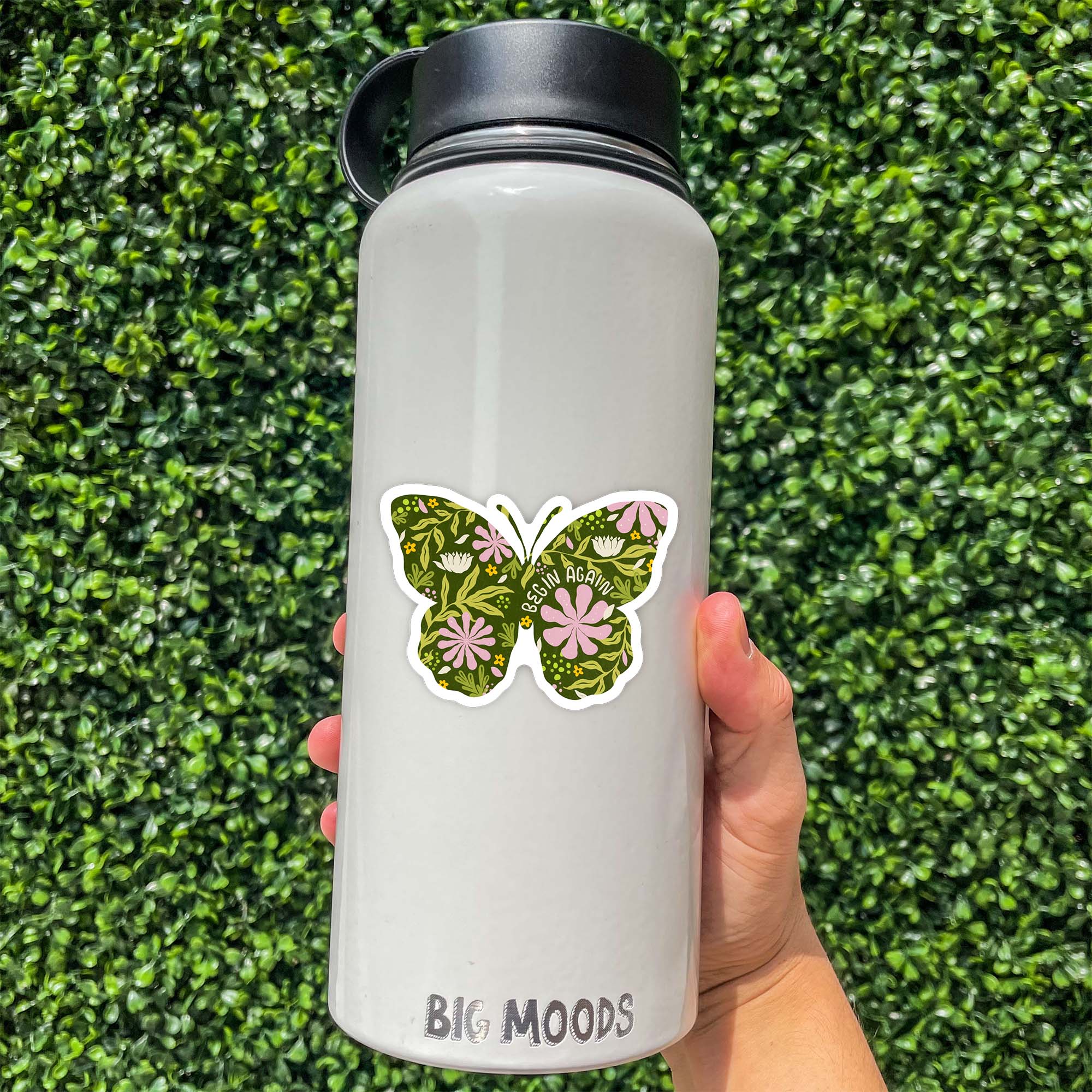  Begin Again Butterfly Sticker、mySite、ghnorth