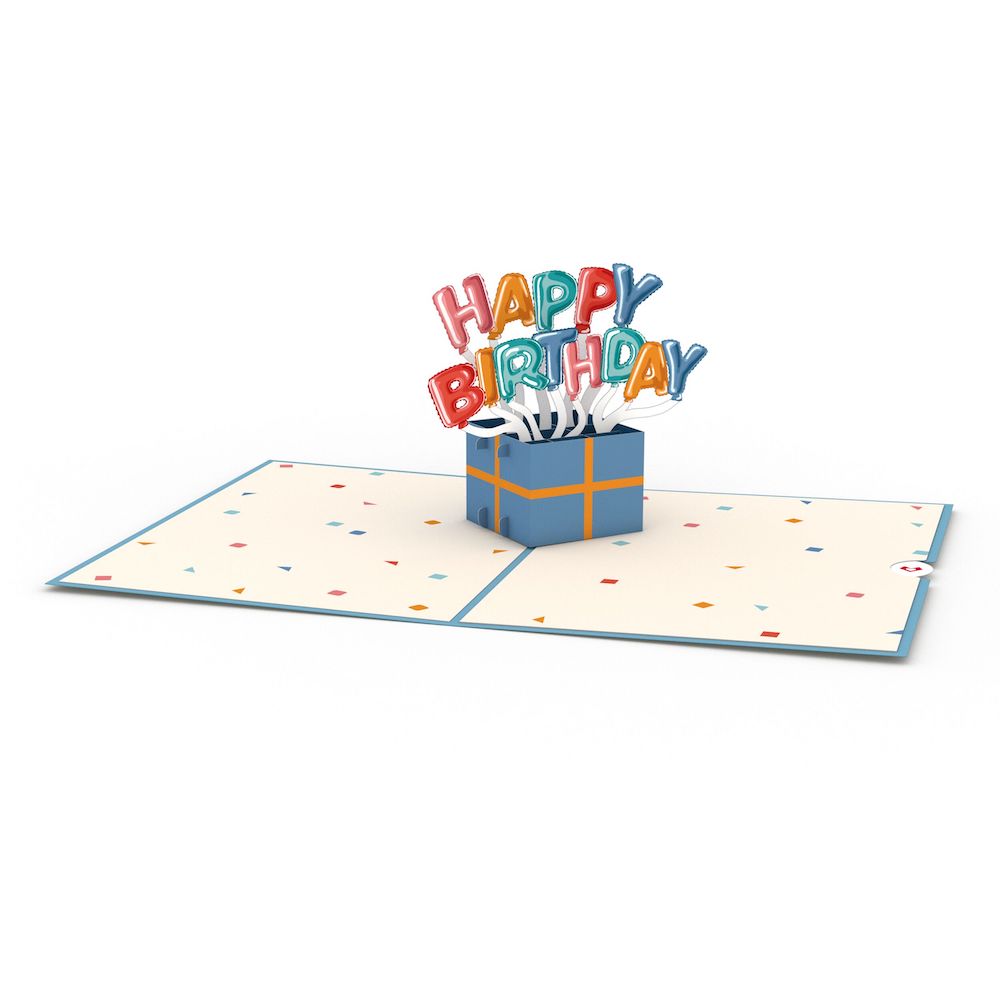 Happy Birthday Burst Pop-Up Card、mySite、solidvoid
