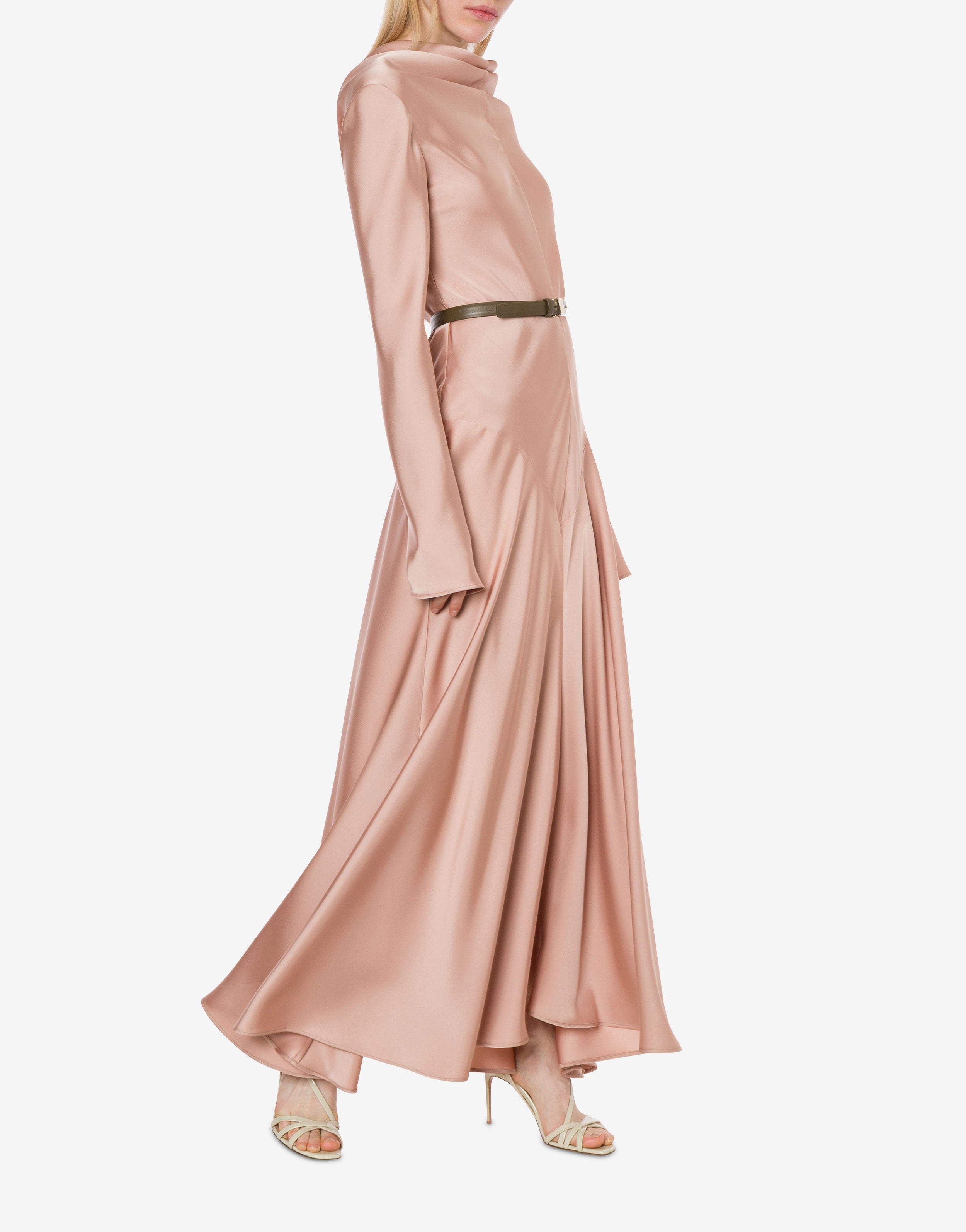 Abito lungo in raso、mySite、aoinhome