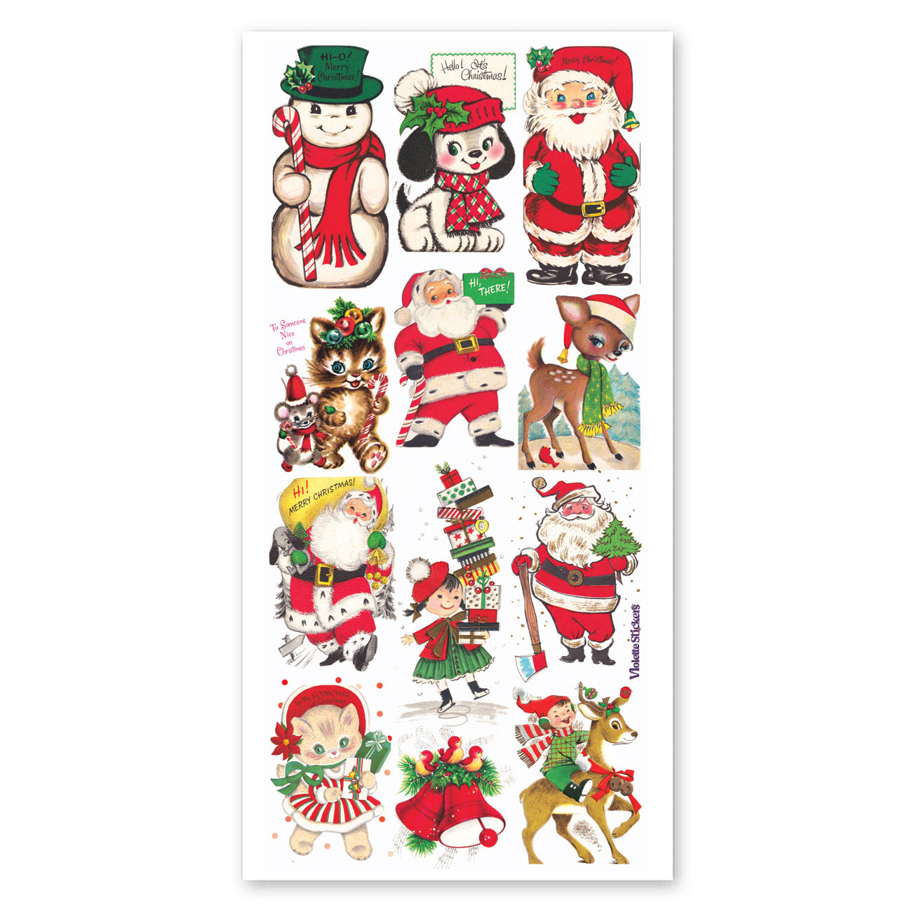  1960s Christmas Stickers、mySite、ghnorth