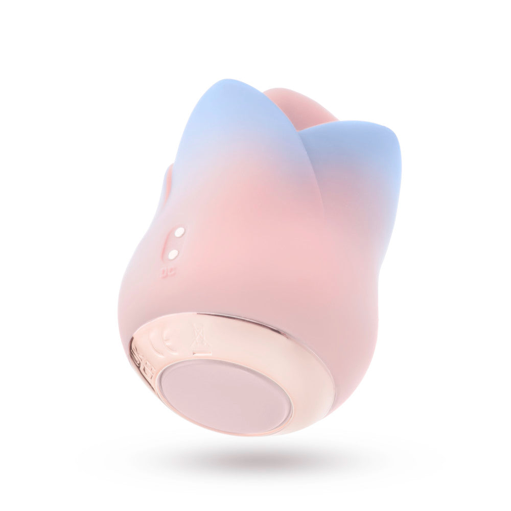 Blush Collection | Kissing Rose Silicone Floral Vibrator With ‘French Kiss’ Speeds – Magnetic USB Rechargeable – In Pink、mySite、bottomscart