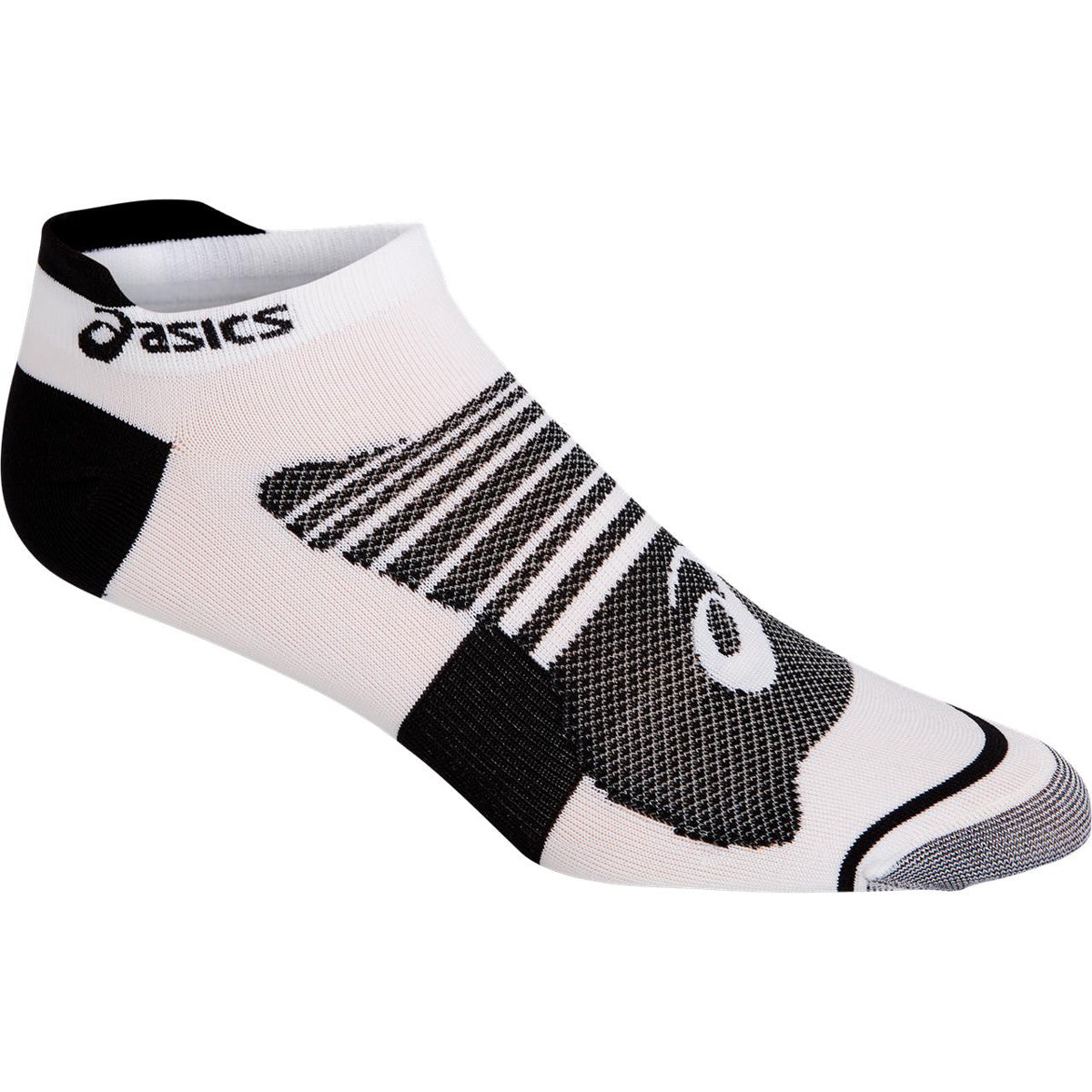 Asics Men's Quick Lyte Plus Low-Cut Socks 3 Pack (White/Perf Black)