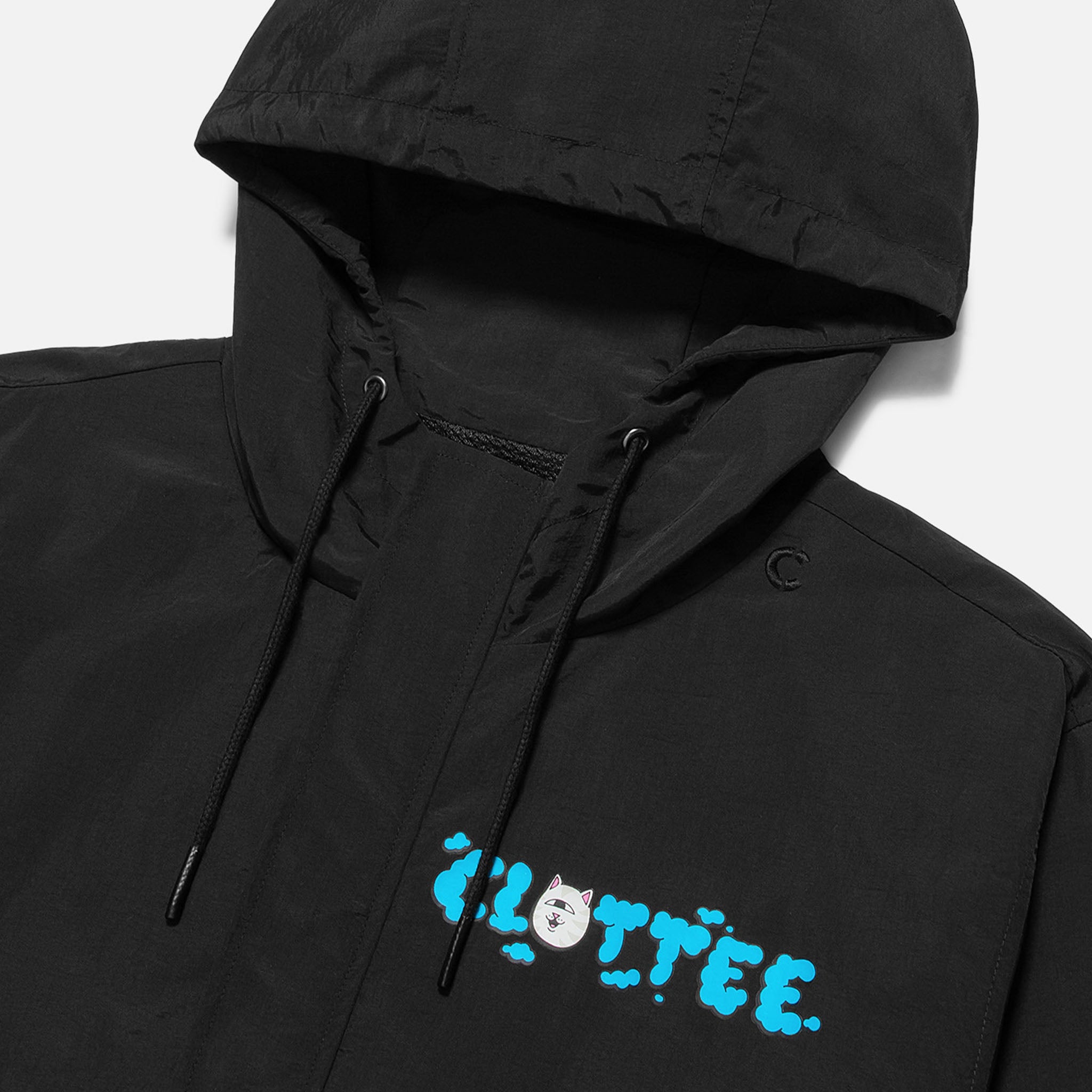  Clottee Clouds Windbreaker Jacket (Black)、mySite、merchandisen