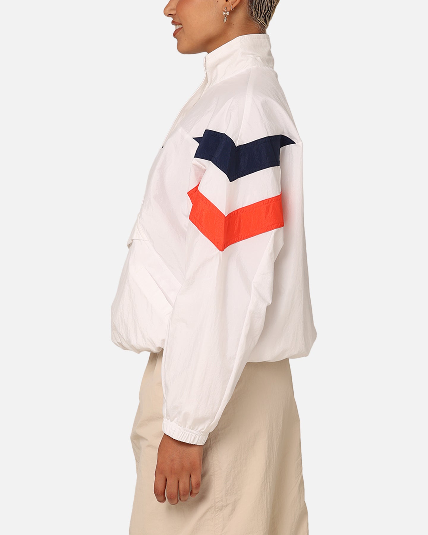 Adidas Women's Half-Zip Windbreaker Jacket Cloud White、mySite、zt4zffjzw