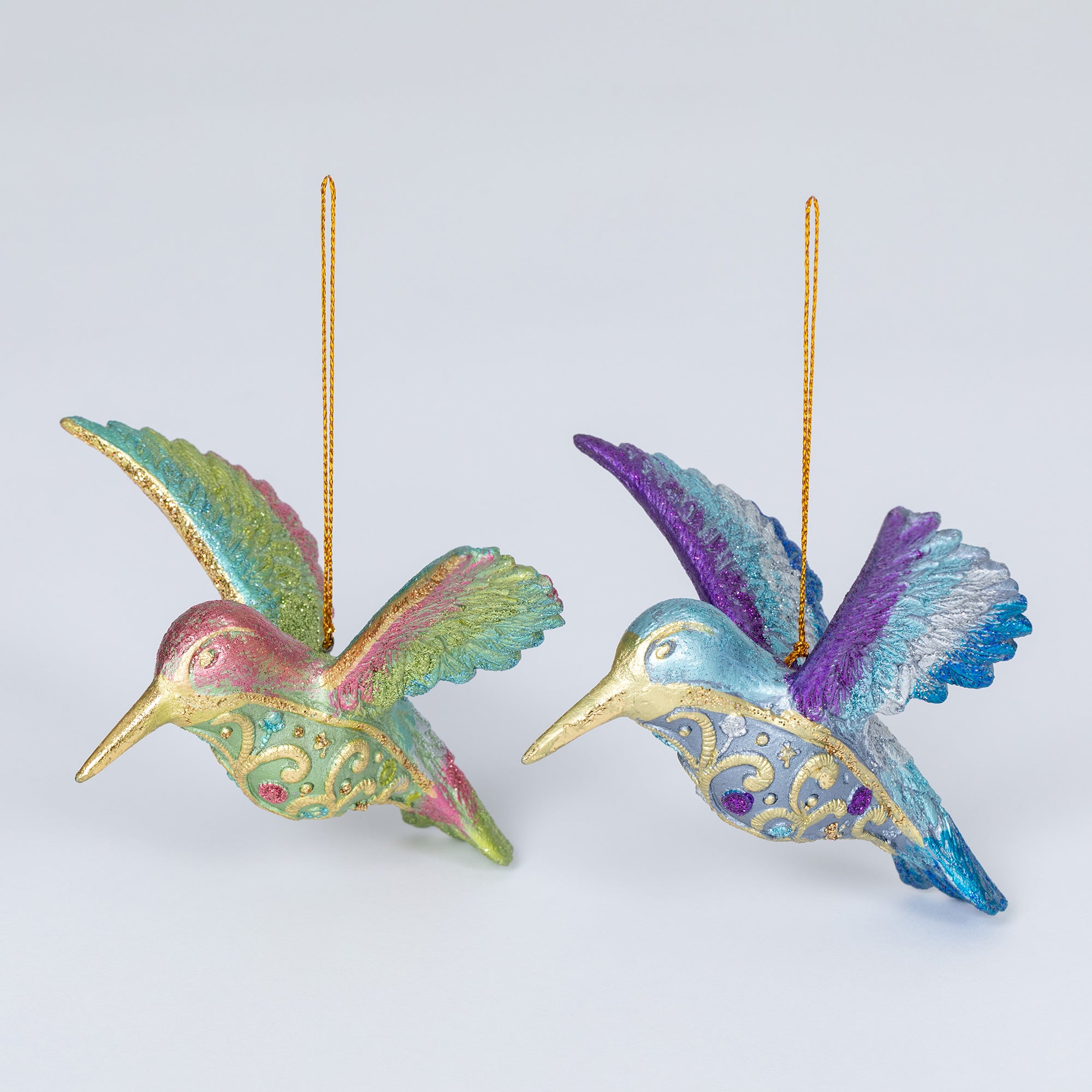 Colorful Beaded Hummingbird Ornament、mySite、camillekostekn