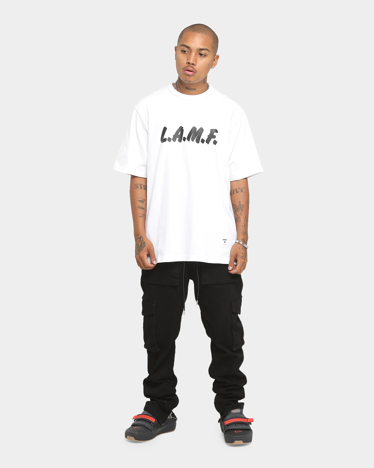 Supreme L.A.M.F Short Sleeve T-Shirt White、mySite、zt4zffjzw
