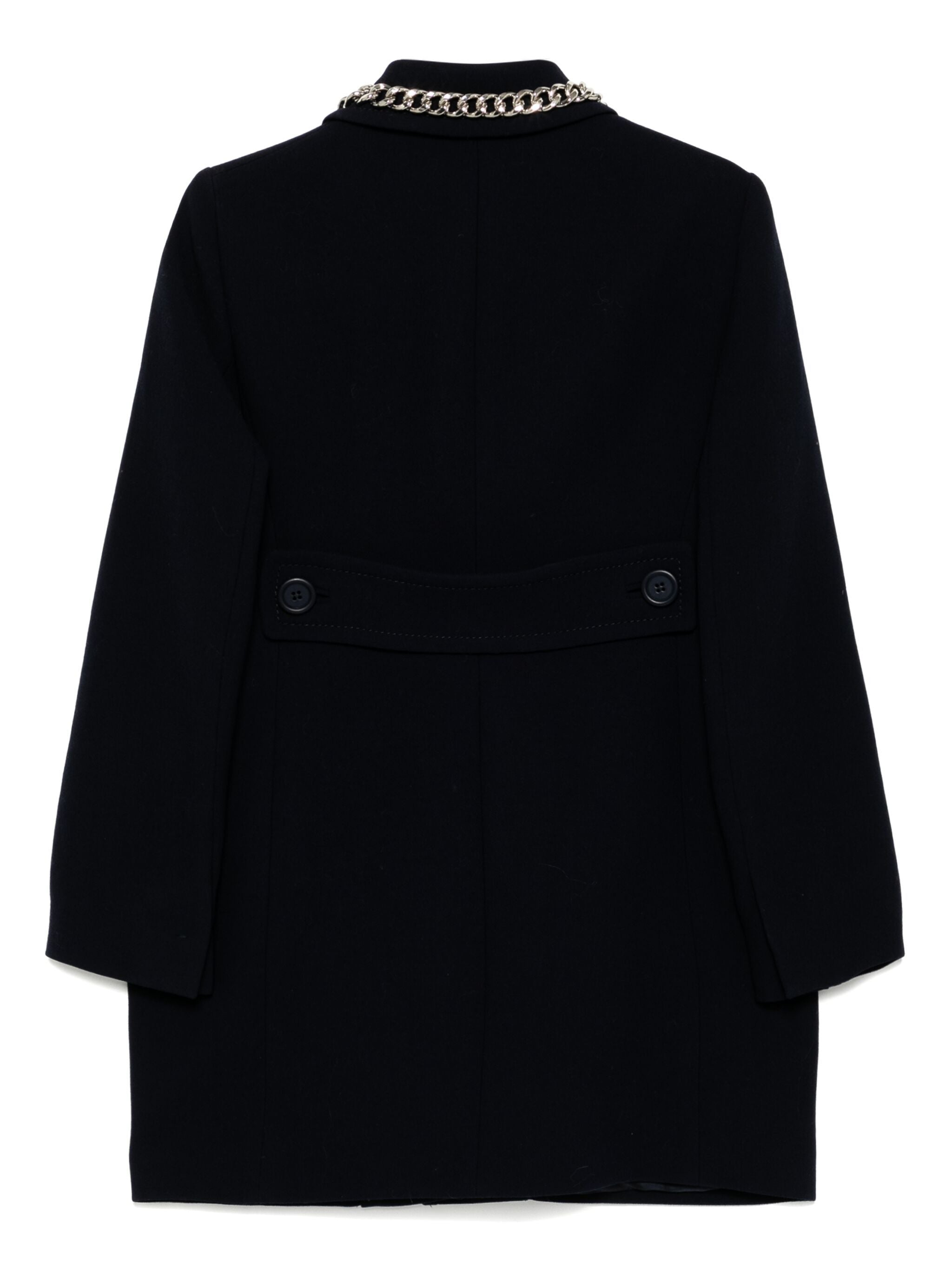 Chain Collar Navy Coat、mySite、garminoutage.com