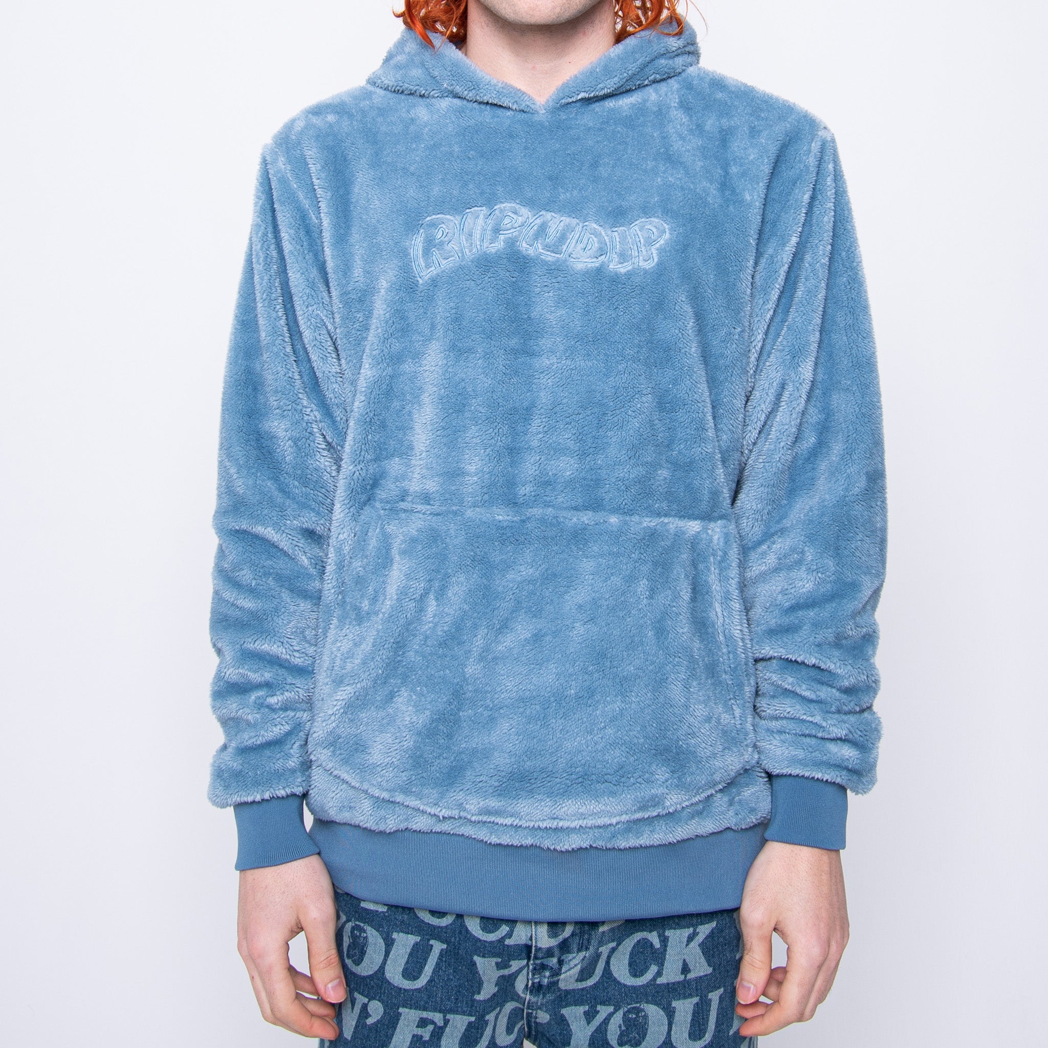  Waves Sherpa Hoodie (Light Slate)、mySite、merchandisen