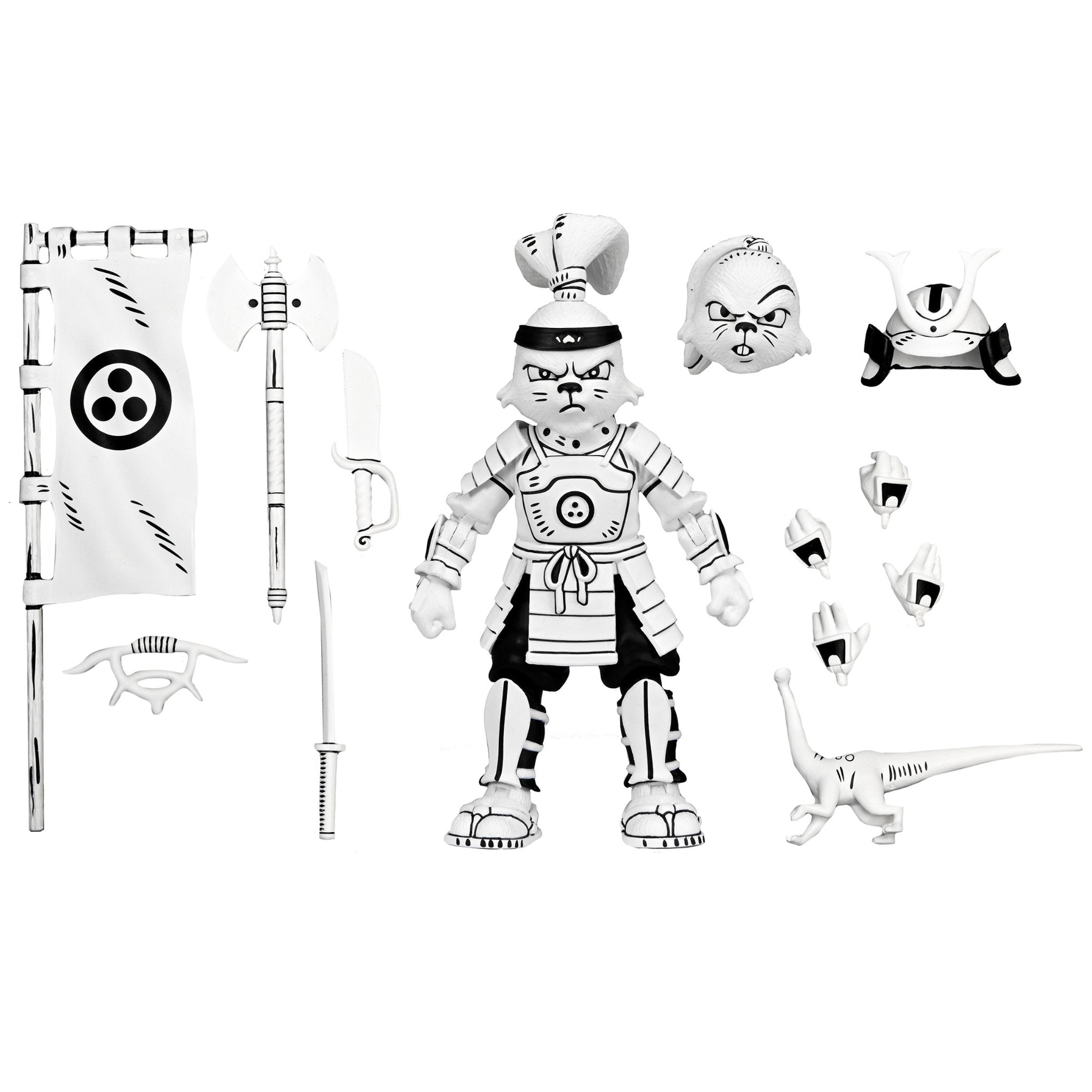 NECA Teenage Mutant Ninja Turtles Ultimate Samurai Usagi Yojimbo (Black & White)、mySite、hgirdovlk