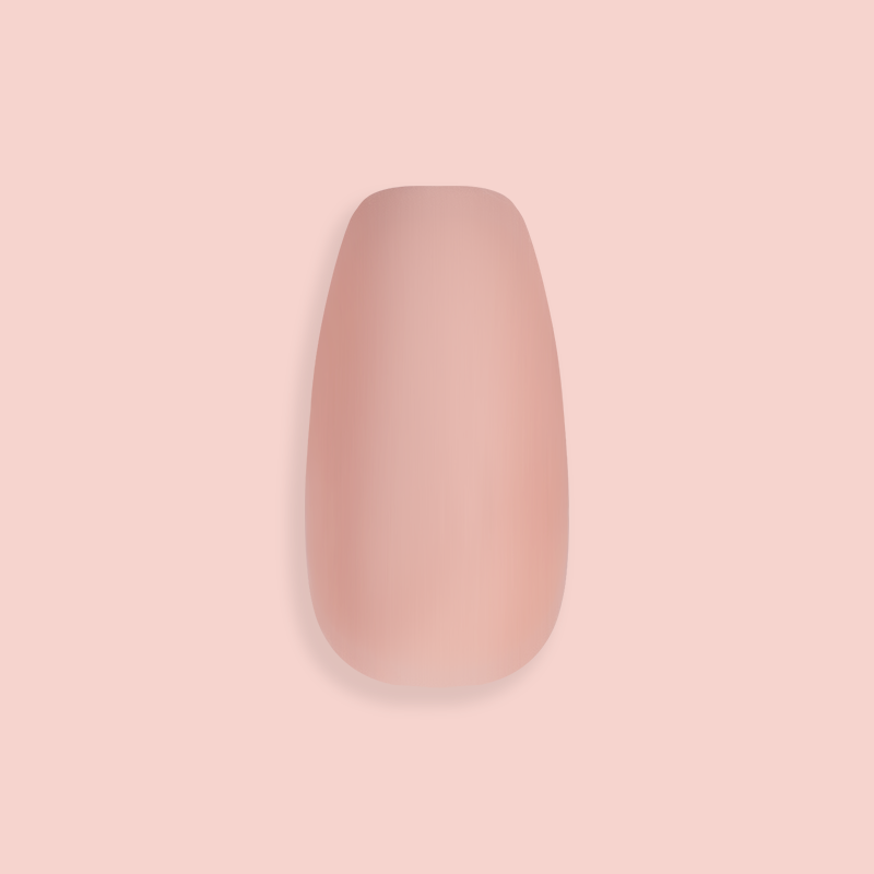 Rosewood Matte - Press-On | Medium | Coffin - Part of Set、mySite、solidvoid