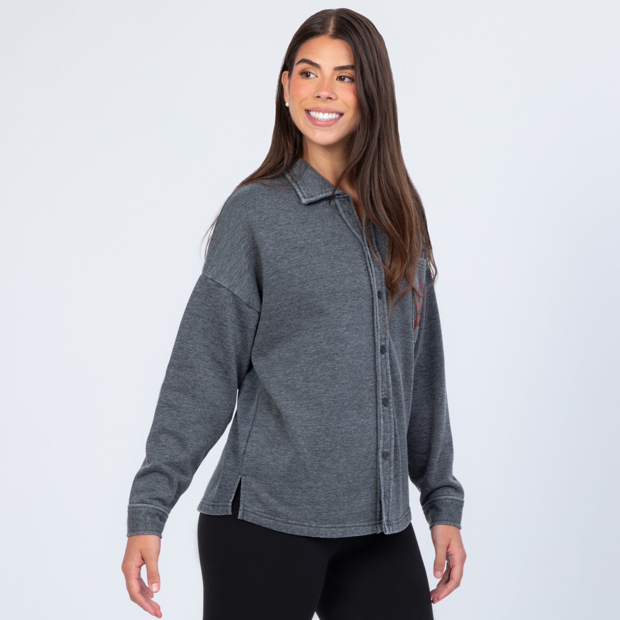 Paw Print Burnout Button Down Shirt、mySite、camillekostekn