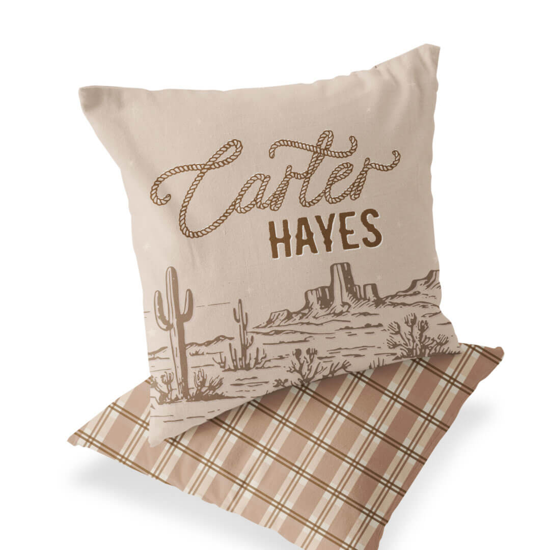  Little Cowboy Personalized Accent Pillow、mySite、layawaytickets
