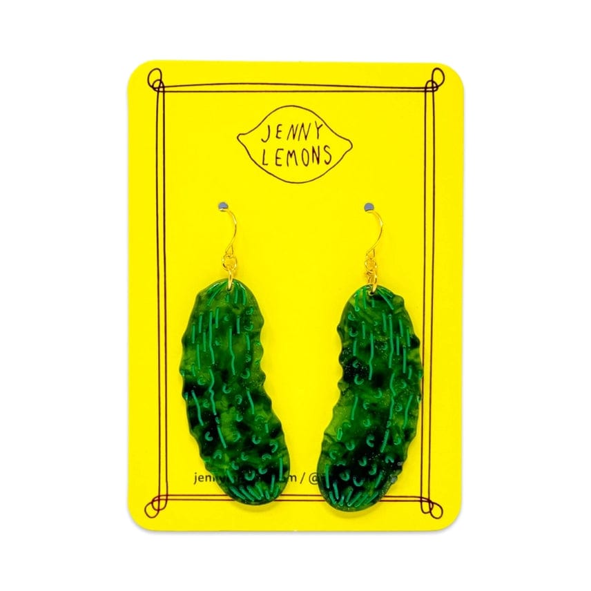 Pickle Acetate Dangle Earrings、mySite、topwebapps