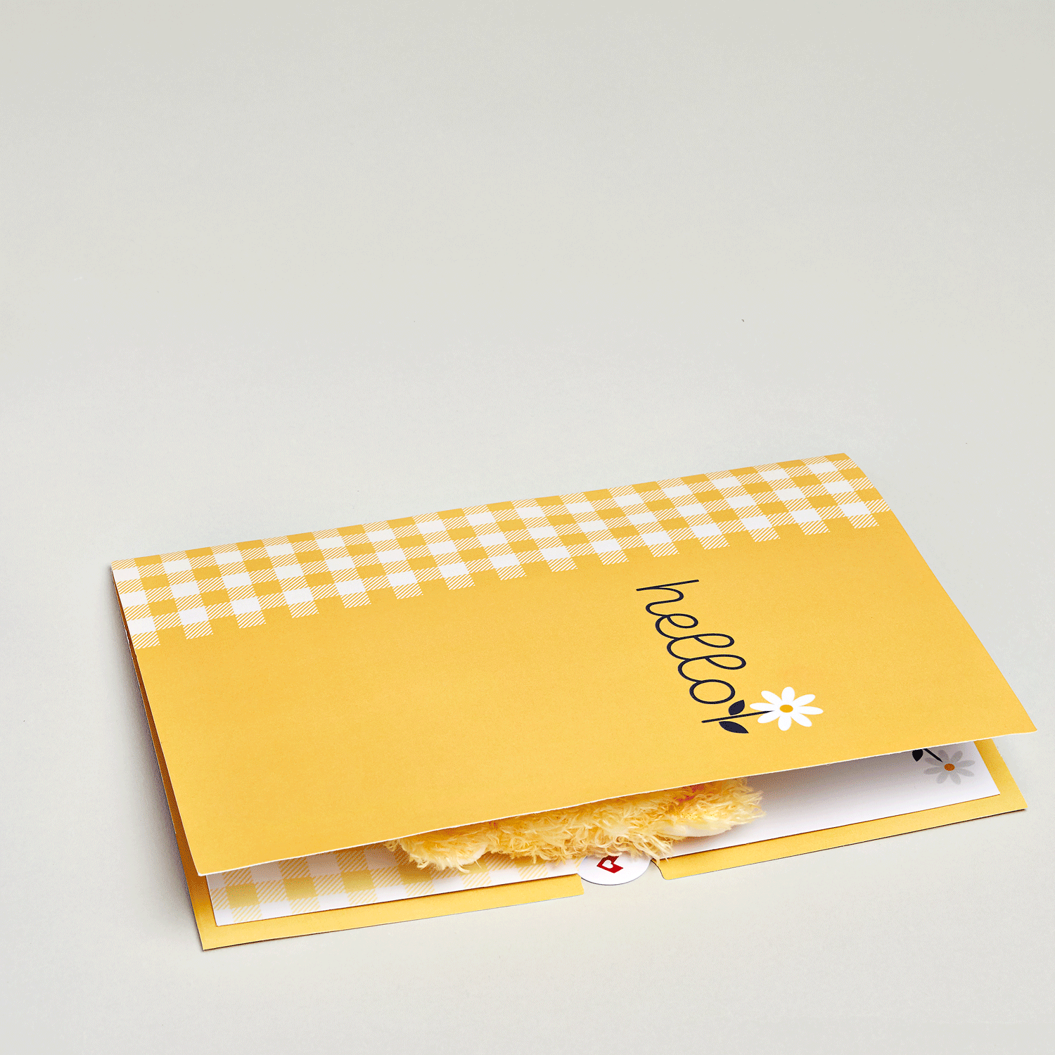 Daisy Greetings Plushpop Card and Bouquet Bundle、mySite、solidvoid