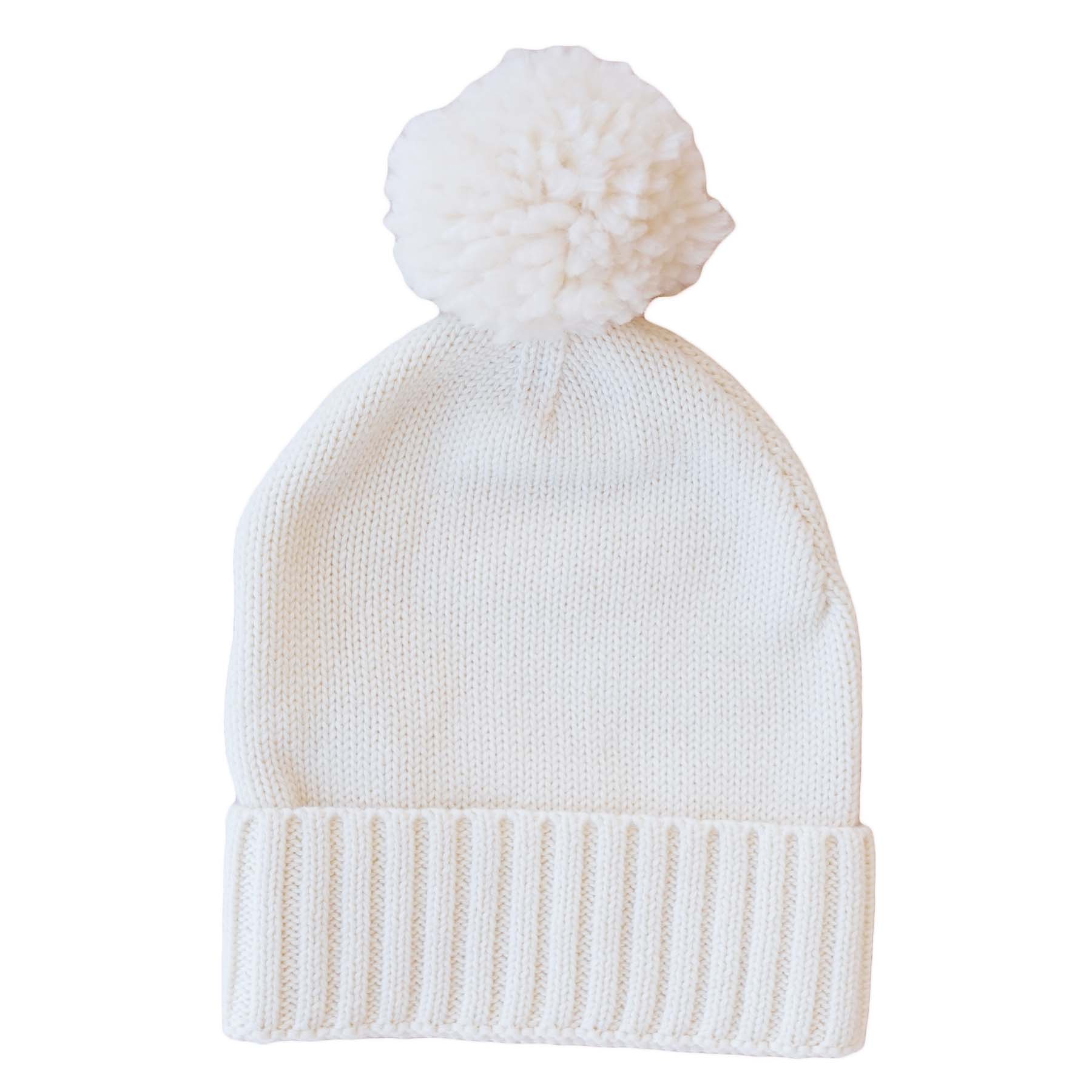  Knit Baby Pom Pom Beanie | Ivory、mySite、layawaytickets