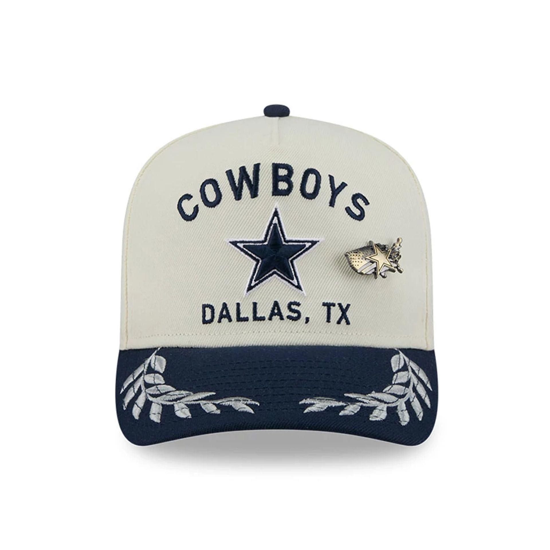 Dallas Cowboys NFL Draft 2025 White 59FIFTY Fitted A-Frame Cap、mySite、vikingsvslions