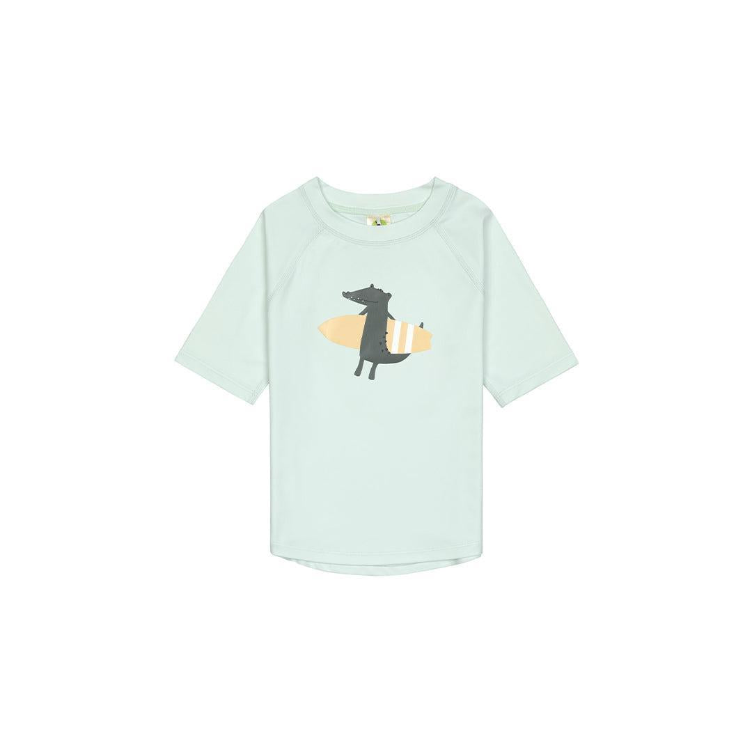  Lassig Short Sleeve Rashguard - Sea Foam - Crocodile、mySite、merchandisen