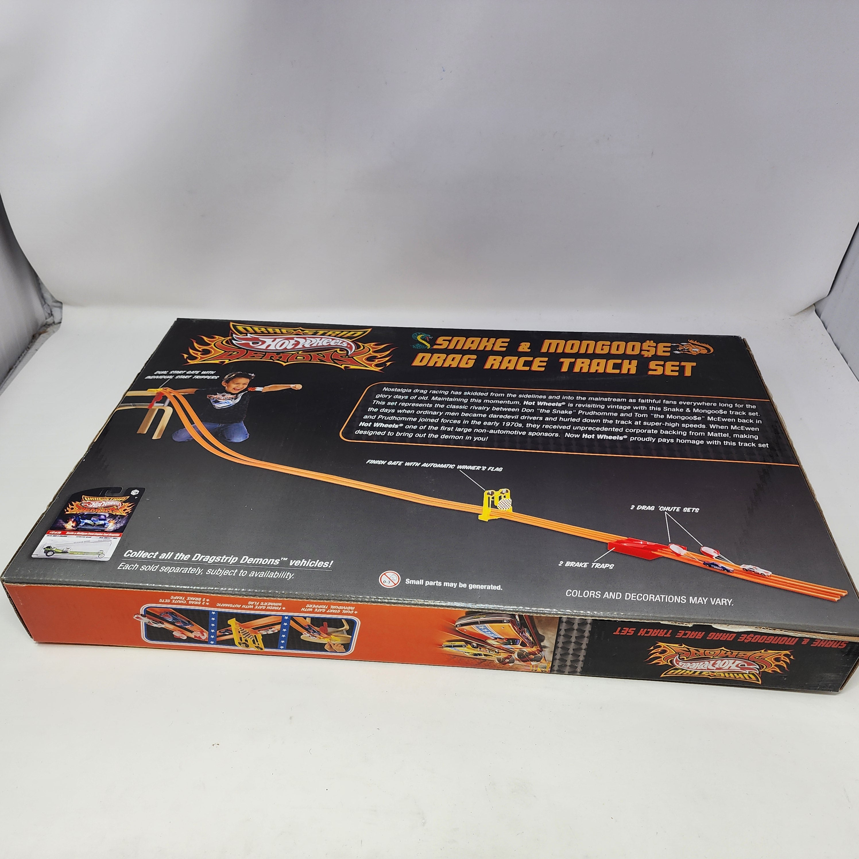 Snake & Mongoose Drag Race Track Set * Hot Wheels Drag Strip Demons、mySite、hgirdovlk