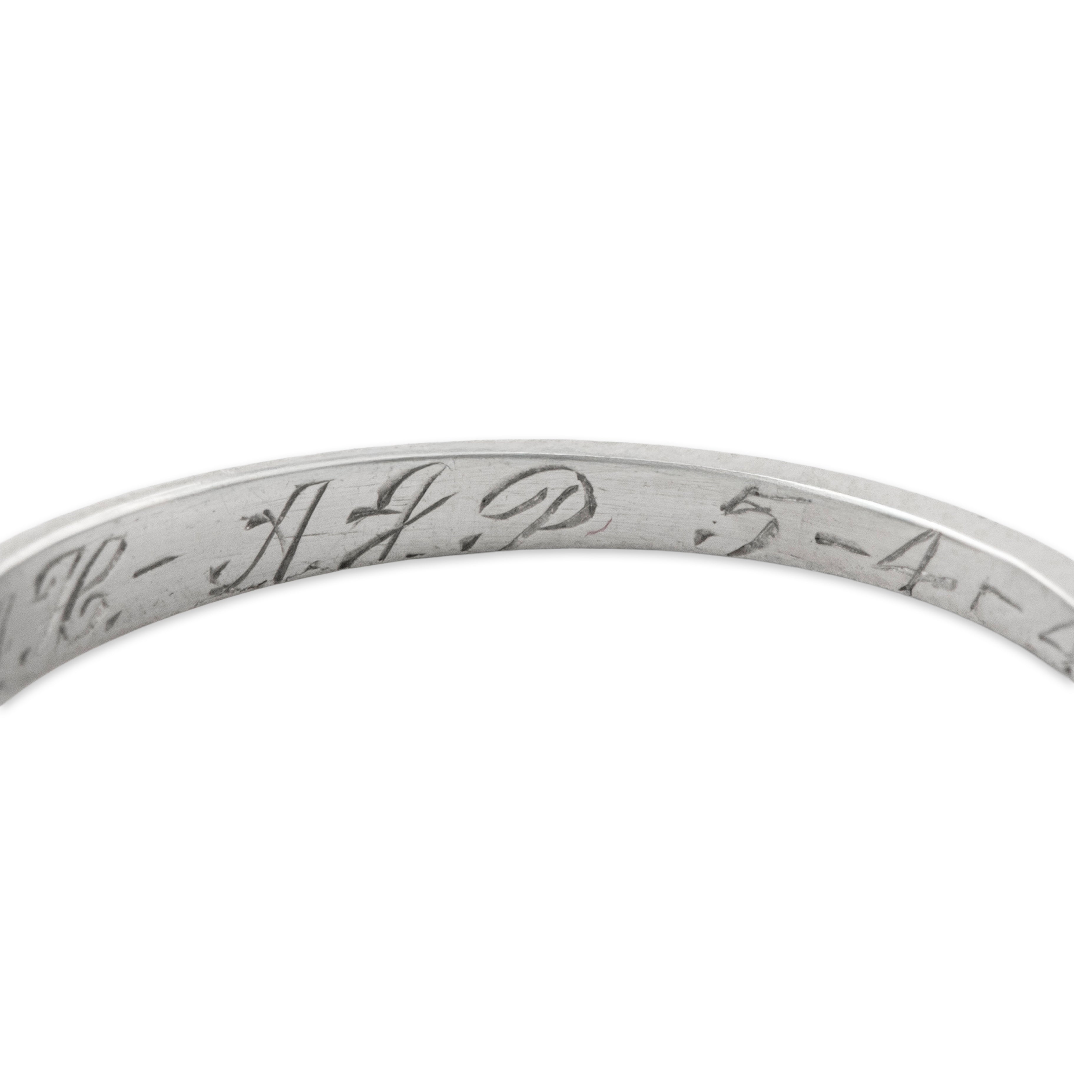 Vintage Platinum .75cttw Old Mine Cut Diamond 5 Stone Engagement Ring 5.50、mySite、hinf8tx79