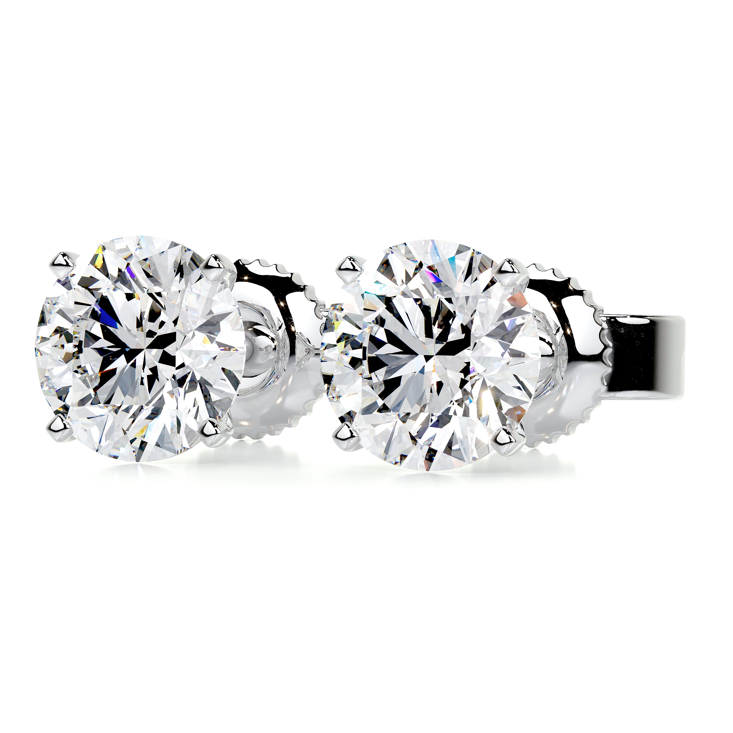 Allen Lab Grown Diamond Earrings -14K White Gold、mySite、hinf8tx79