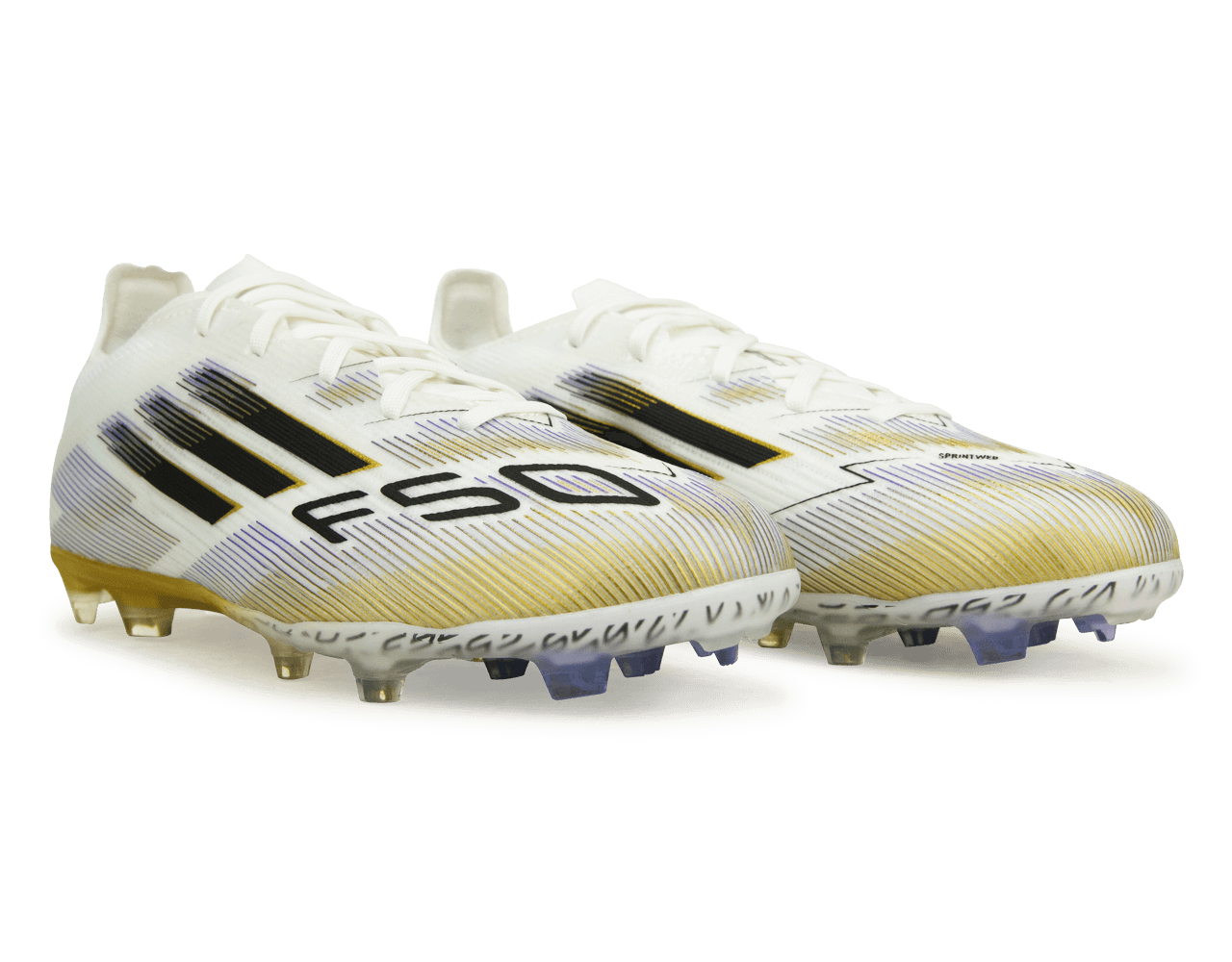 adidas Kids F50 Elite FG White/Black/Gold、mySite、noshort