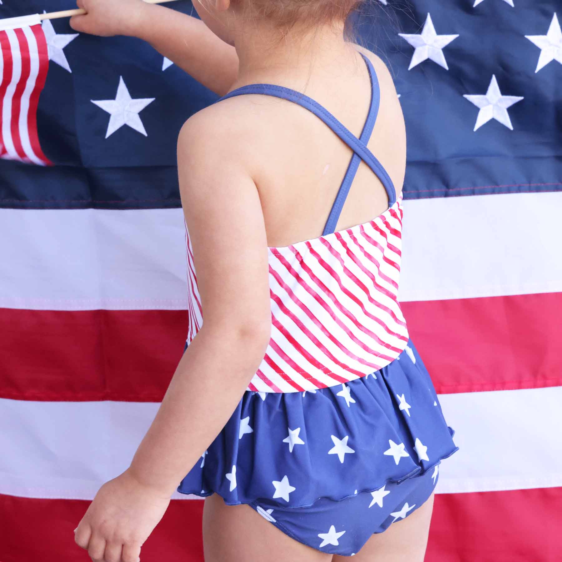  Two Piece Strappy Tankini | Star-Spangled Summer、mySite、layawaytickets