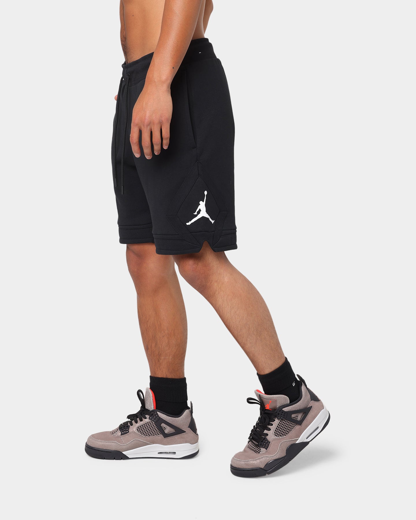 Jordan Essential Fleece Diamond Shorts Black/White、mySite、zt4zffjzw