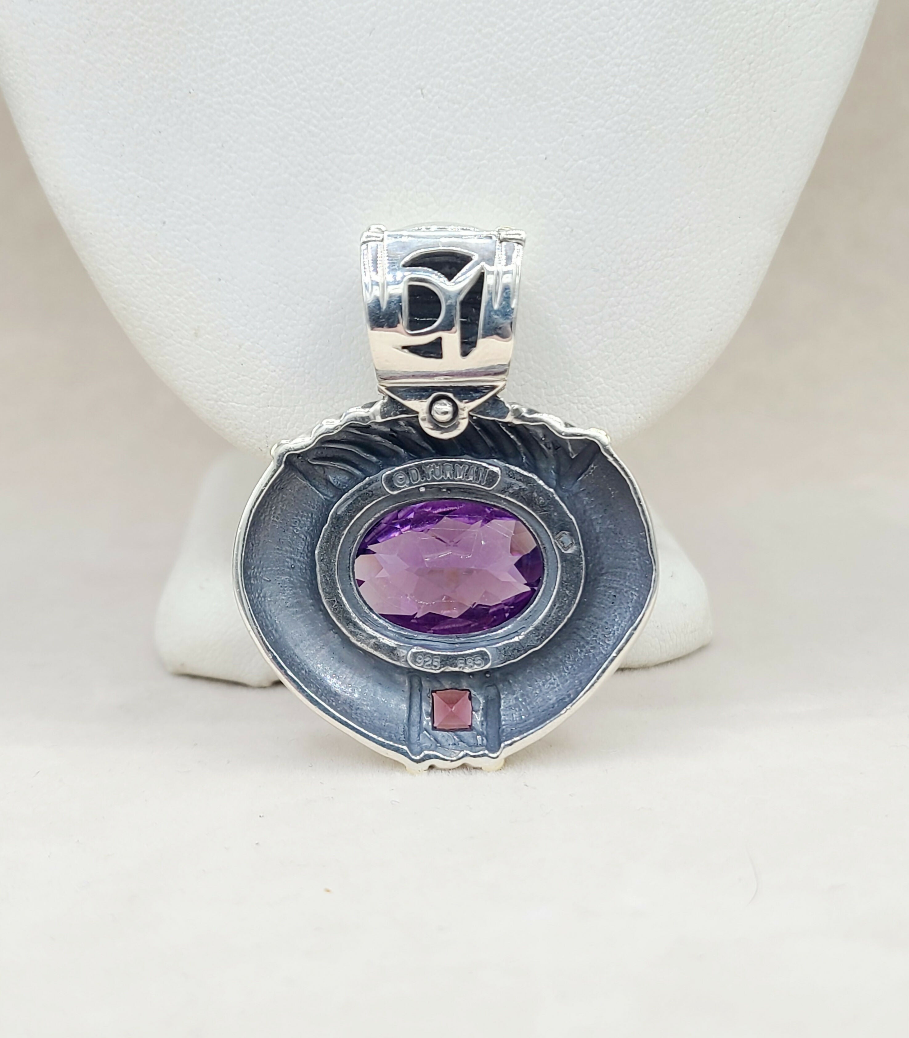 David Yurman Renaissance Pendant Amethyst & Pink Tourmaline、mySite、hinf8tx79