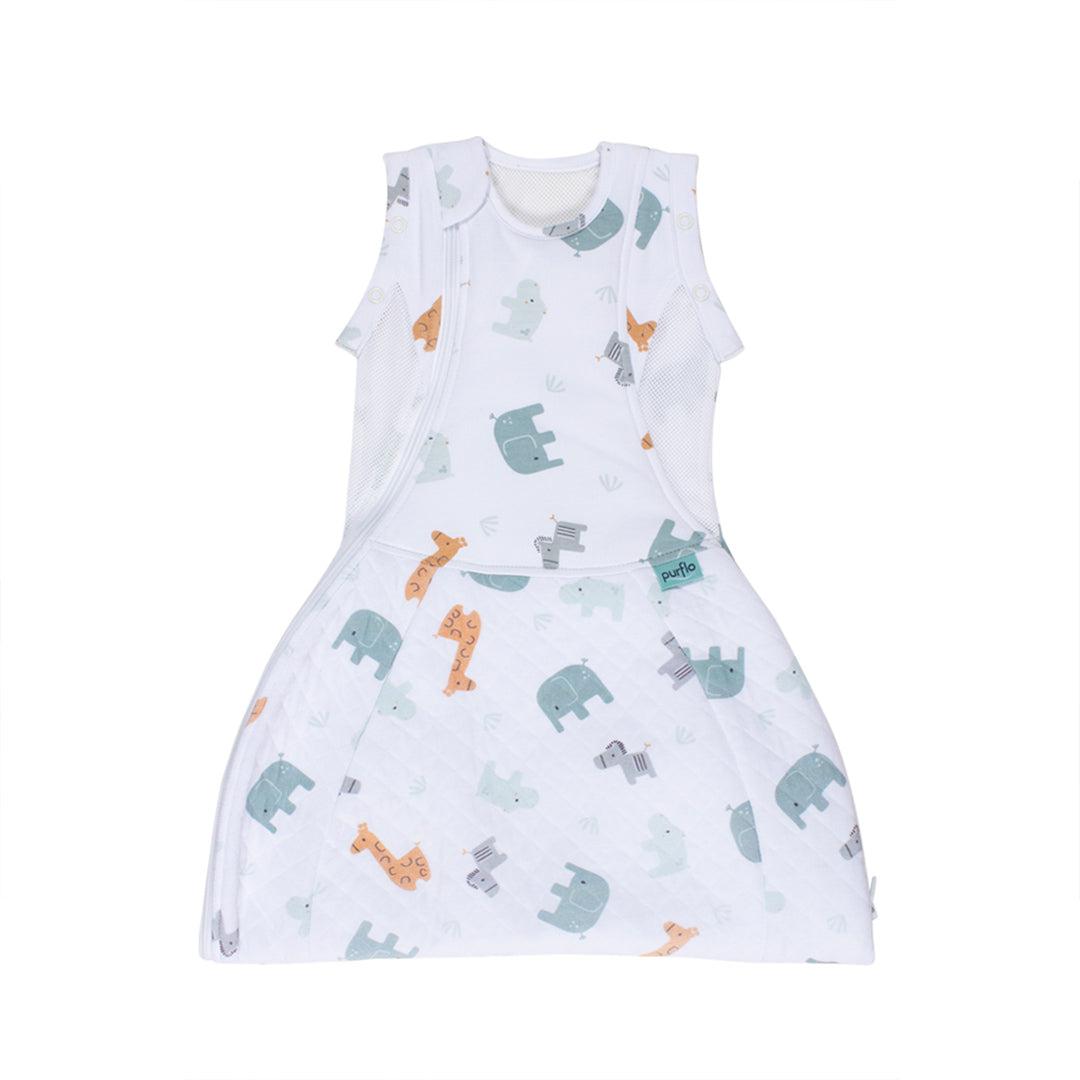  Purflo All Seasons Swaddle To Sleep Bag - 2.5 Tog - Animal Safari、mySite、merchandisen