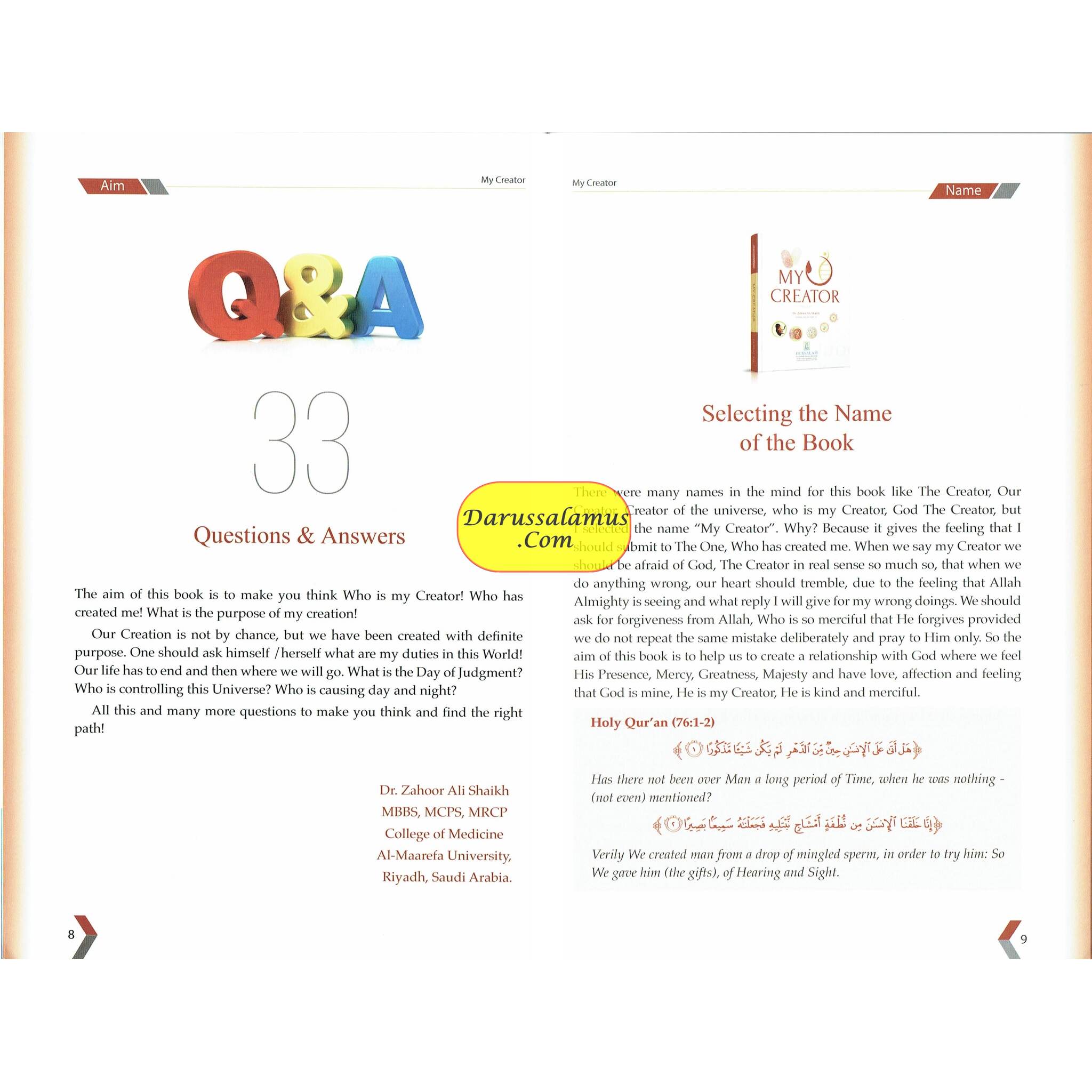 My Creator by Dr. Zahoor Ali Shaikh、mySite、topwebapps