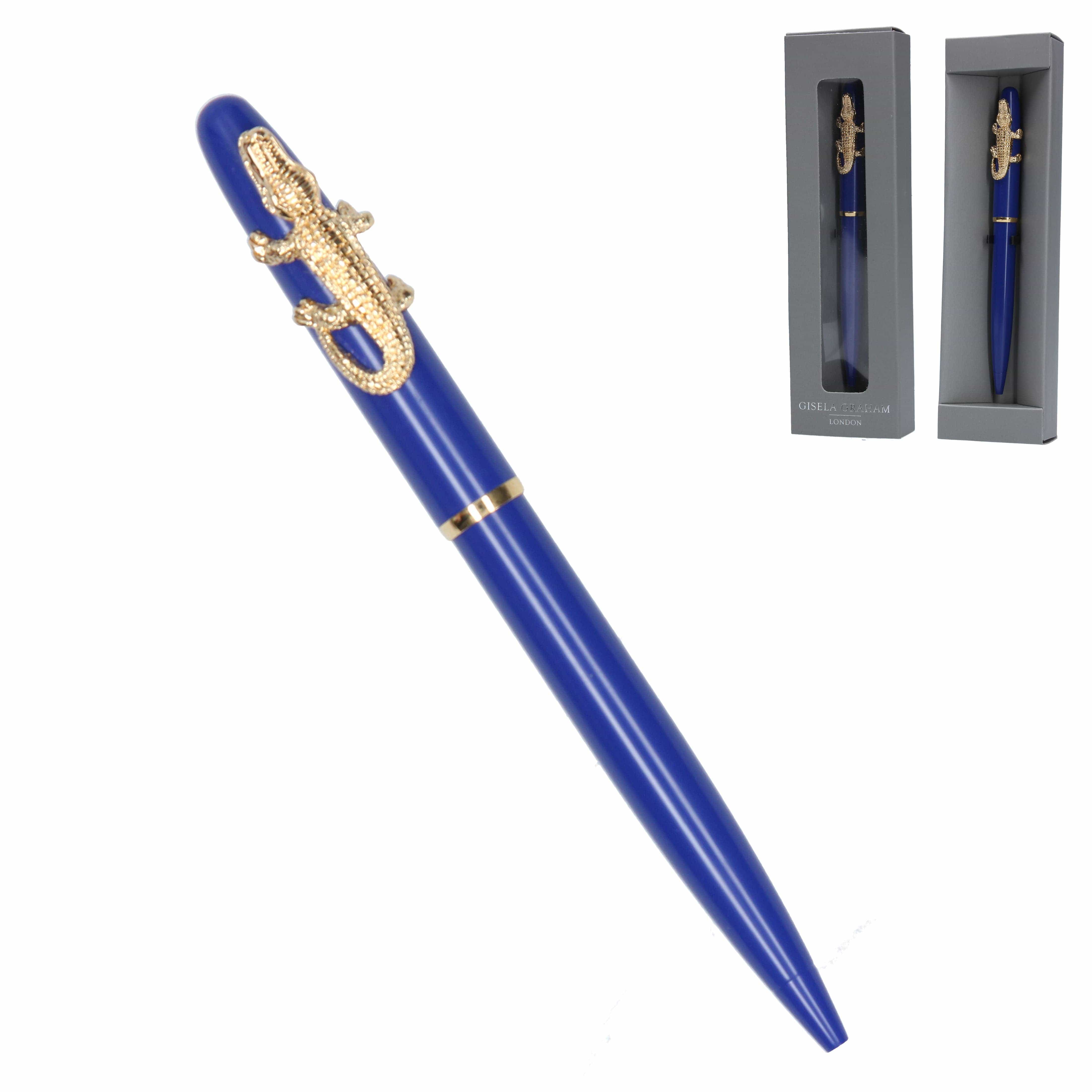 Gold Gator Blue Refillable Twist Pen、mySite、g9winljtr