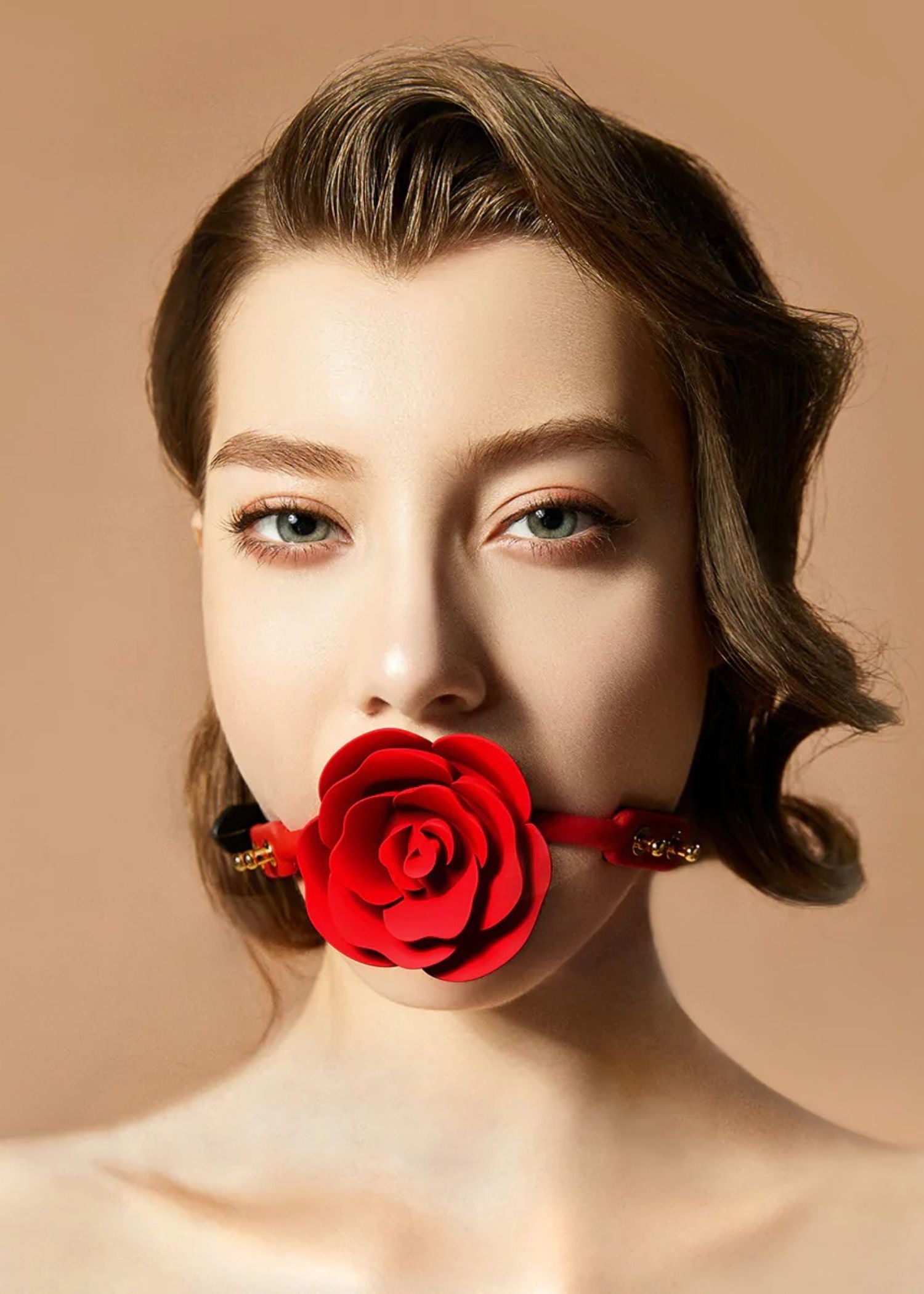  Rose Ball Gag (Black Strap)、mySite、justintrudeaud