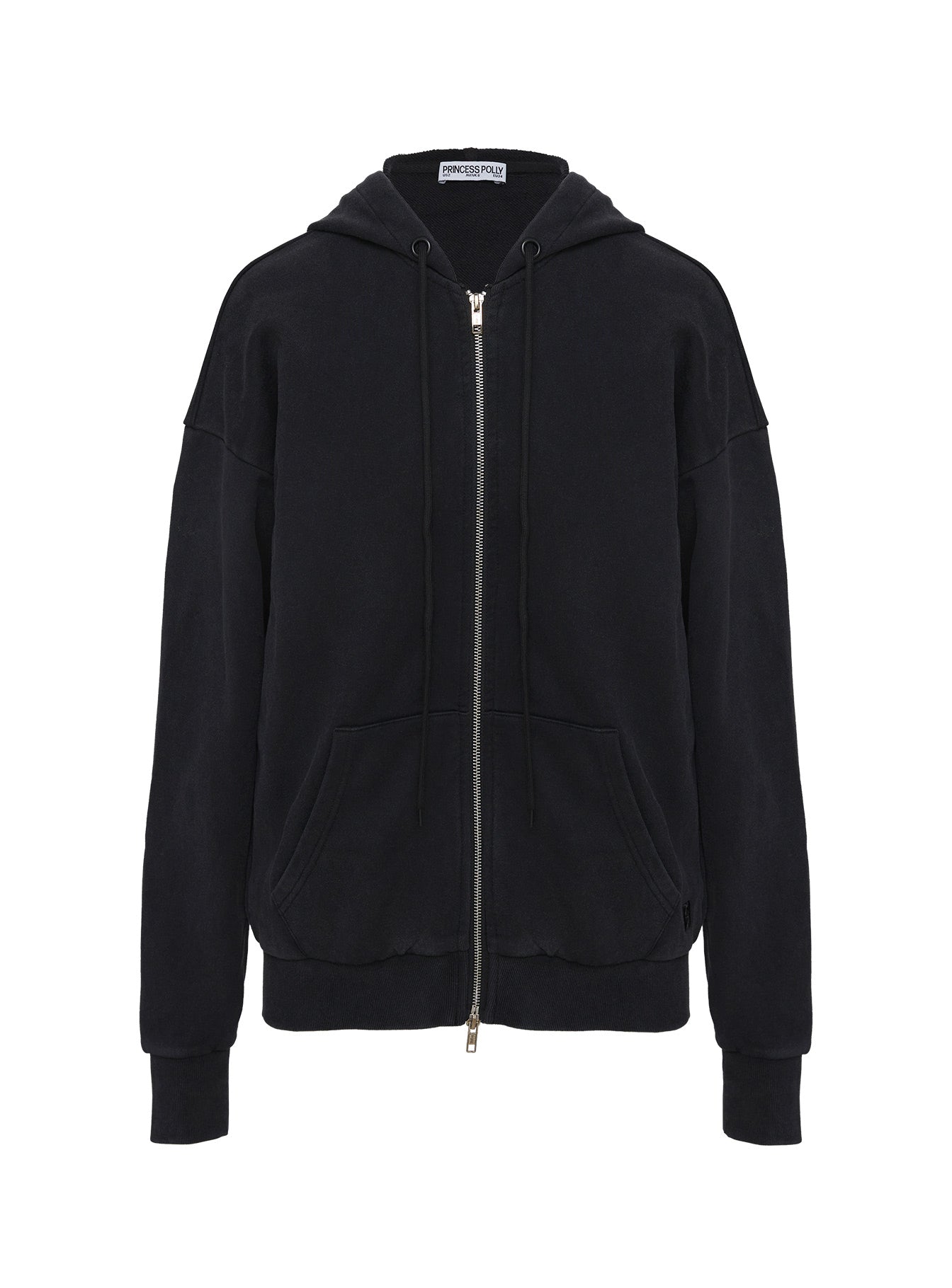 All Day Oversized Hoodie Washed Black、mySite、solidvoid