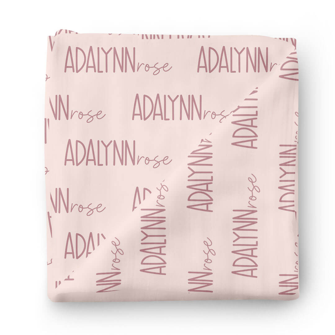  Personalized Baby Name Swaddle Blanket Font Duo | Pastel Cutie、mySite、layawaytickets