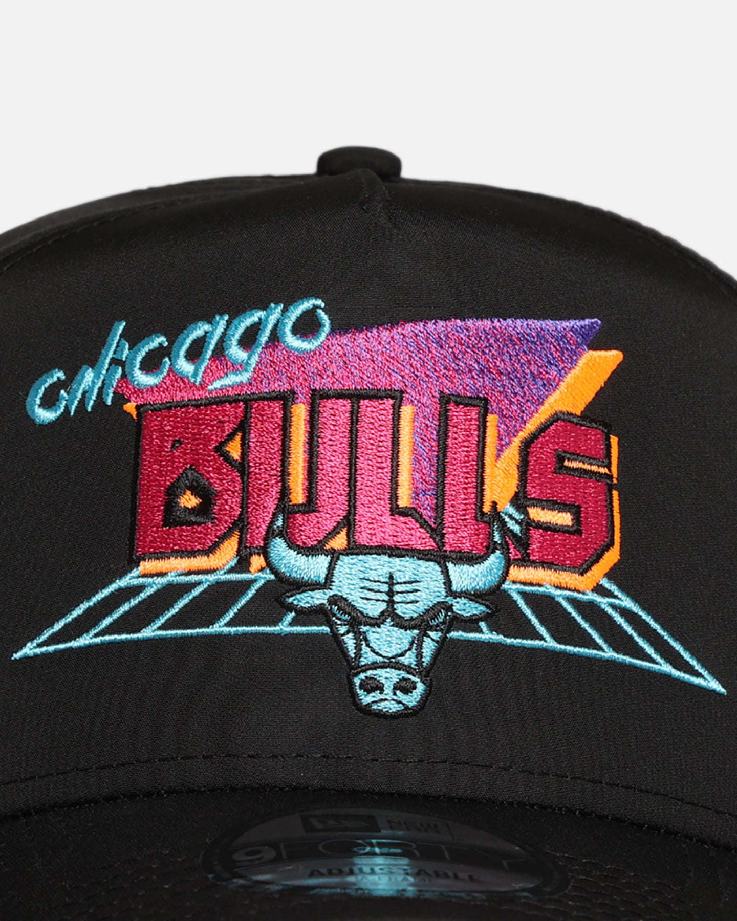 New Era Chicago Bulls 'Retro Arcade' 9FORTY A-Frame Snapback Black、mySite、zt4zffjzw