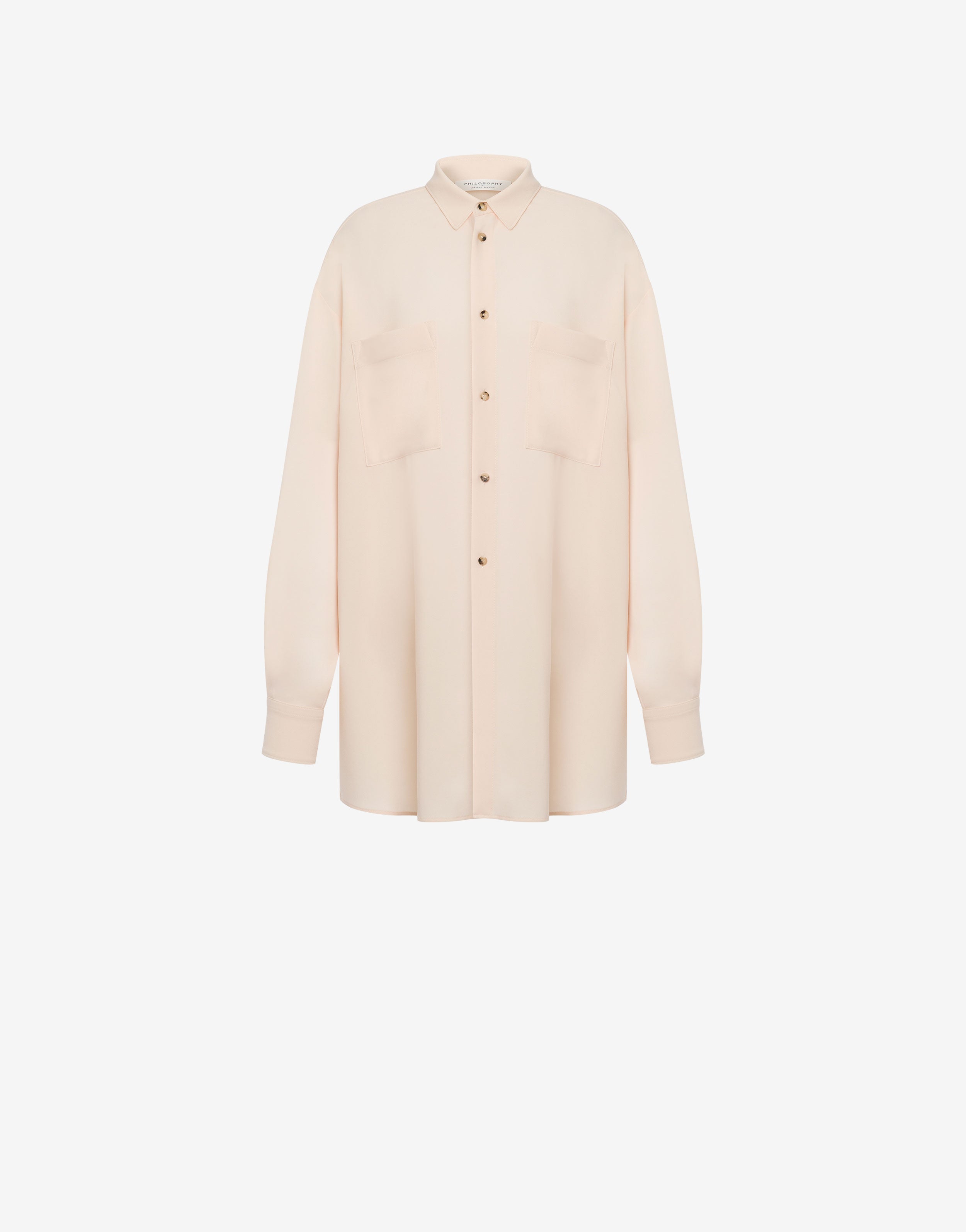 Camicia oversize in crepe leggera、mySite、aoinhome