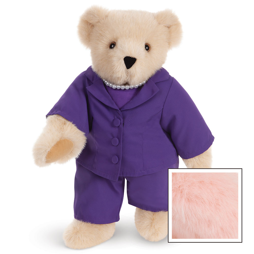 15 In. Business Bear, Purple Suit、mySite、g9winljtr