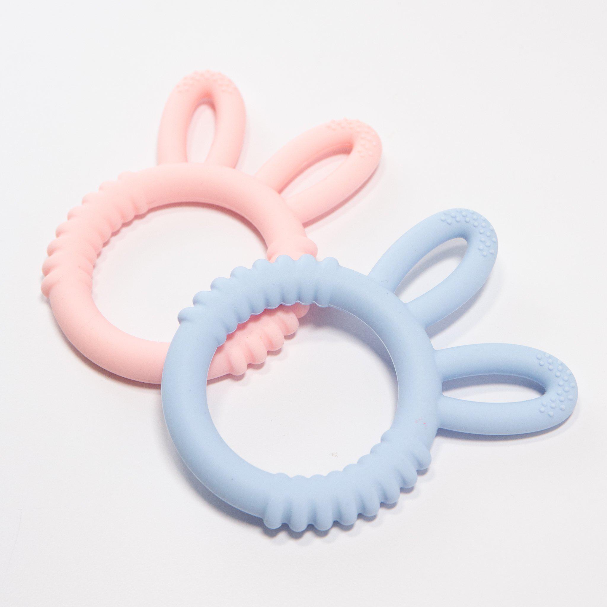 RETIRED - Baby Soother - Silicone Bunny Teething Ring、mySite、g9winljtr