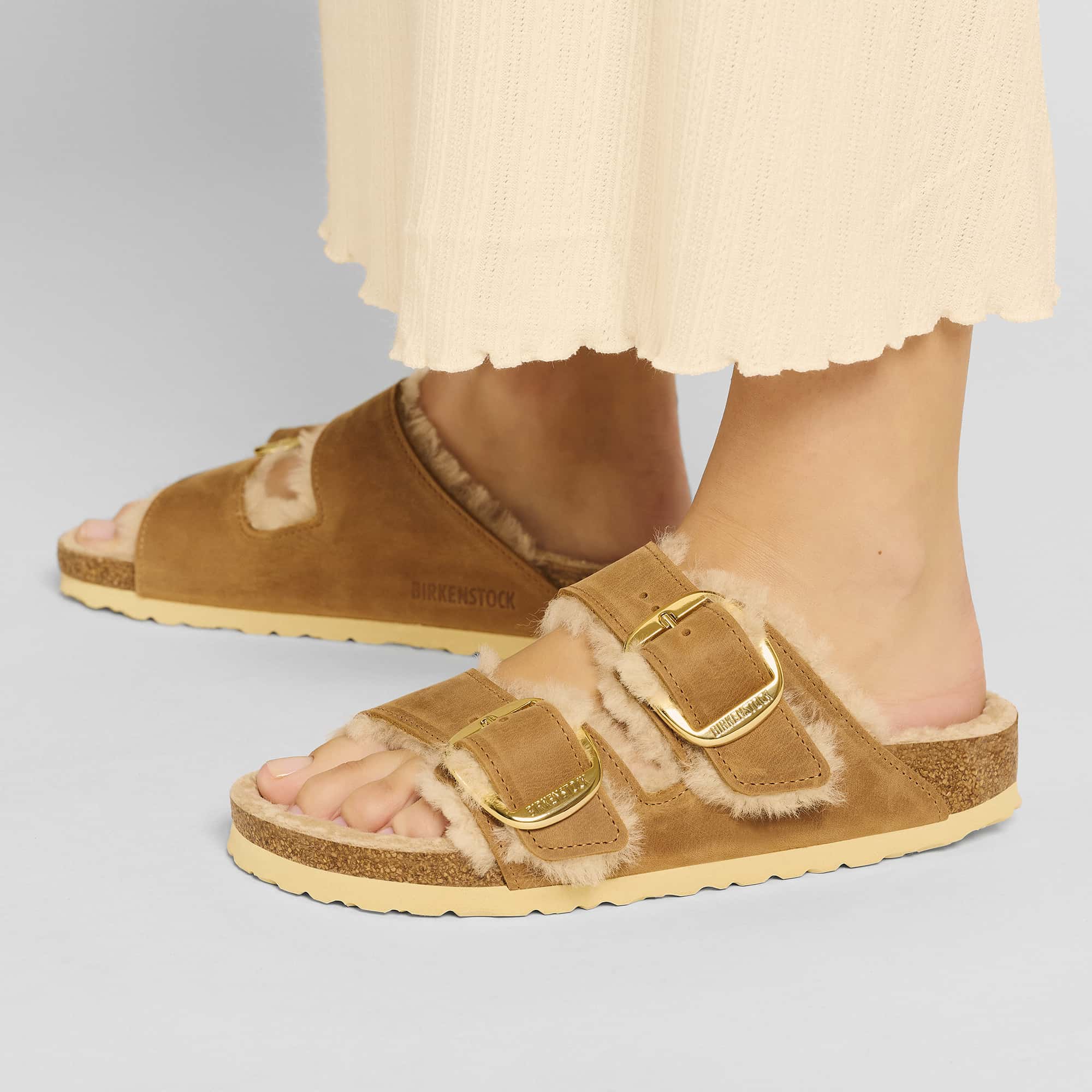 Arizona Big Buckle Shearling Oiled Leather、mySite、gtrtttuynbv