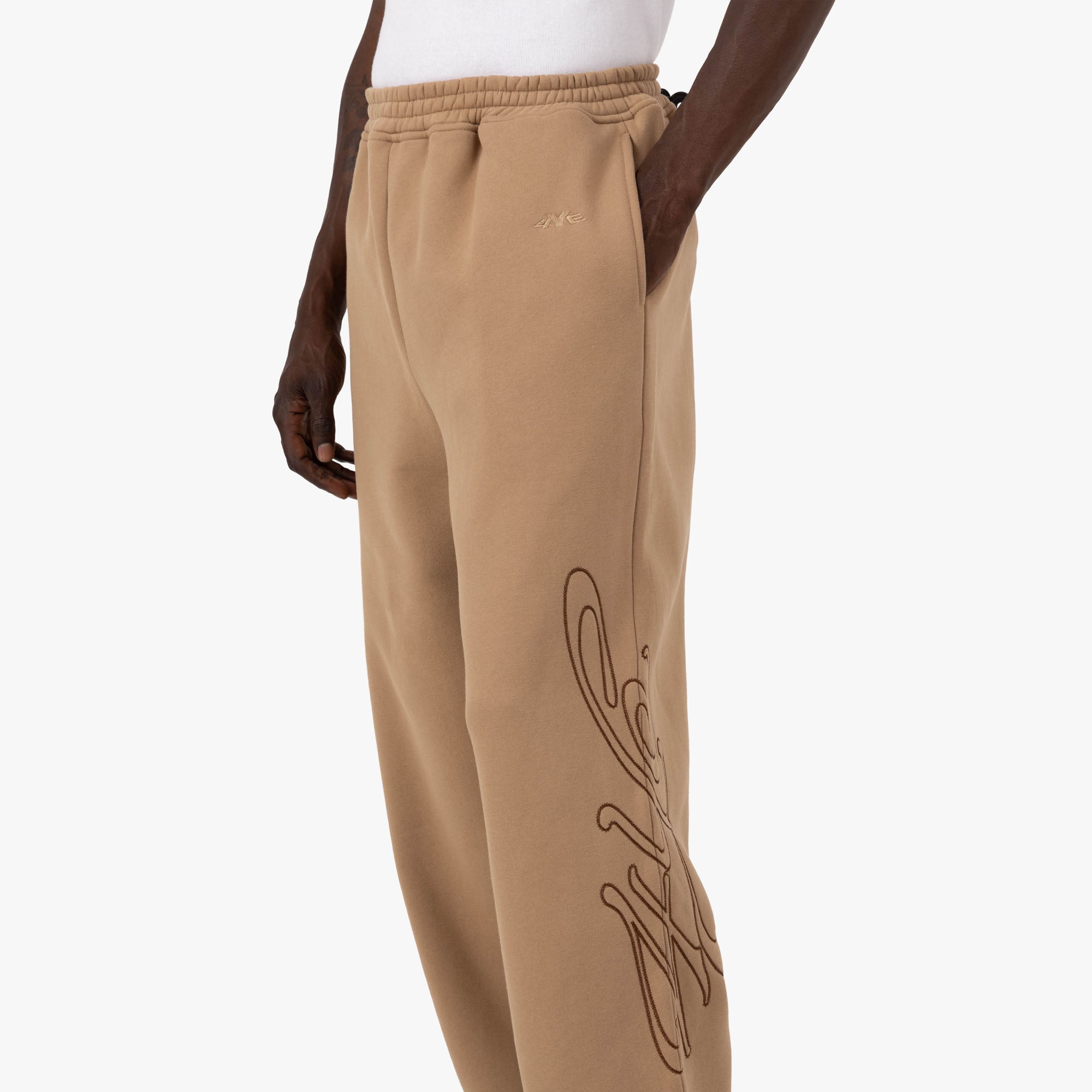  4YE Signature Wide Leg Pants Peanut / Brown、mySite、merchandisen