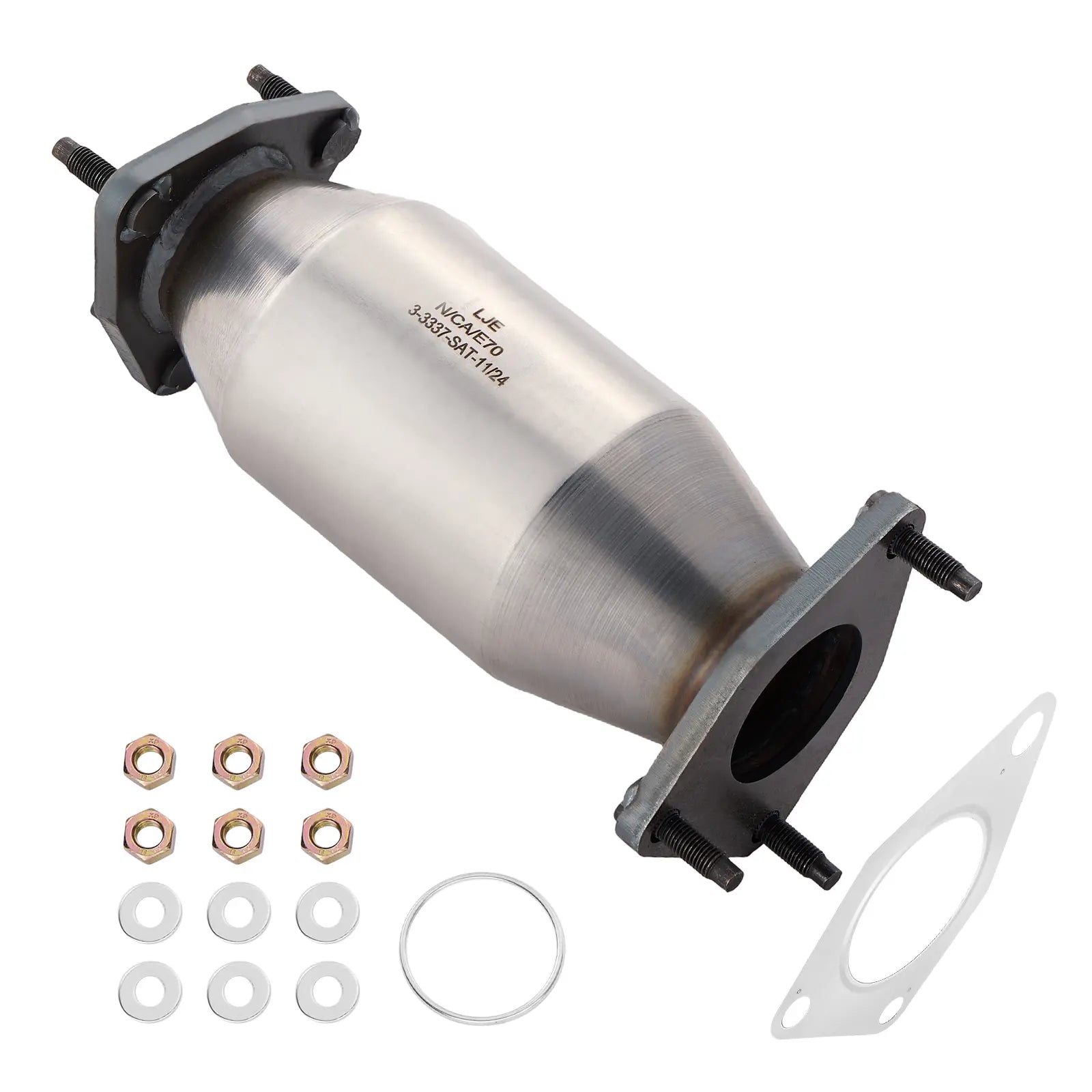 Rear Catalytic Converter for 2008-2013 Honda Accord Acura TSX 2.4L, Direct-Fit、mySite、nflplayoffbracketp