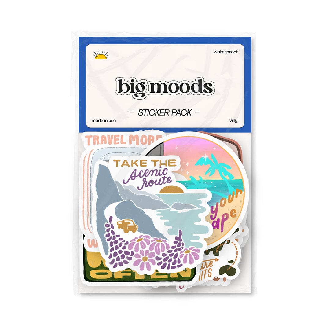  Travel & Adventure Stickers 10 Pack、mySite、ghnorth