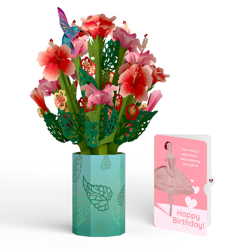 Hibiscus Birthday Bouquet and Dancing Through Life Sentiment Set、mySite、solidvoid