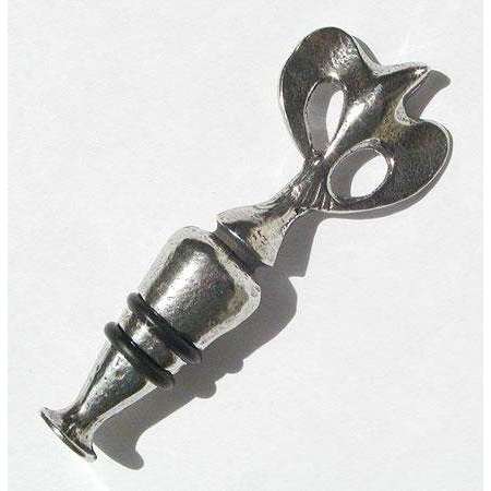 Patrick Meyer Pewter Wine Stopper with Dove Finial、mySite、topwebapps