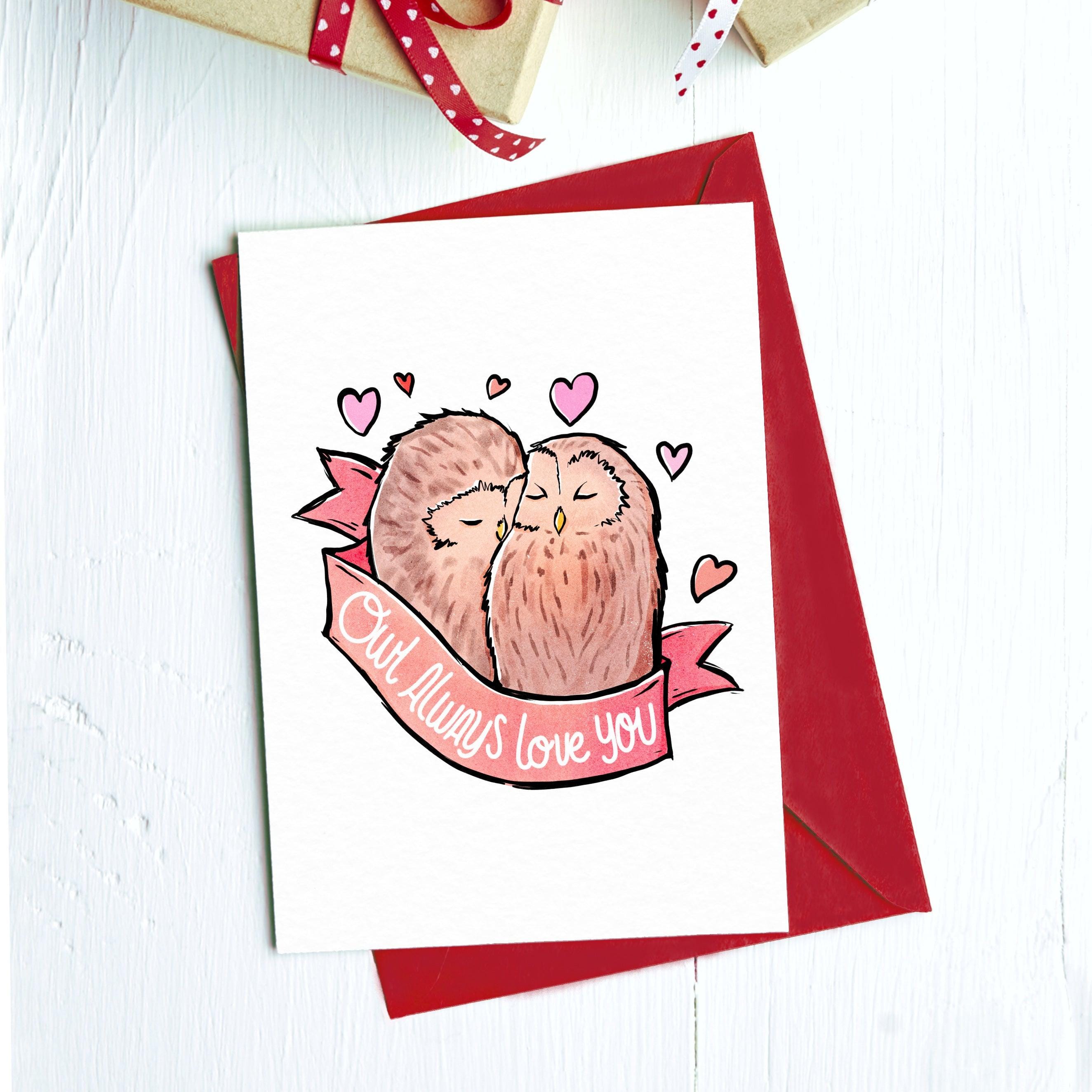  Owl Always Love You Greeting Card、mySite、ghnorth